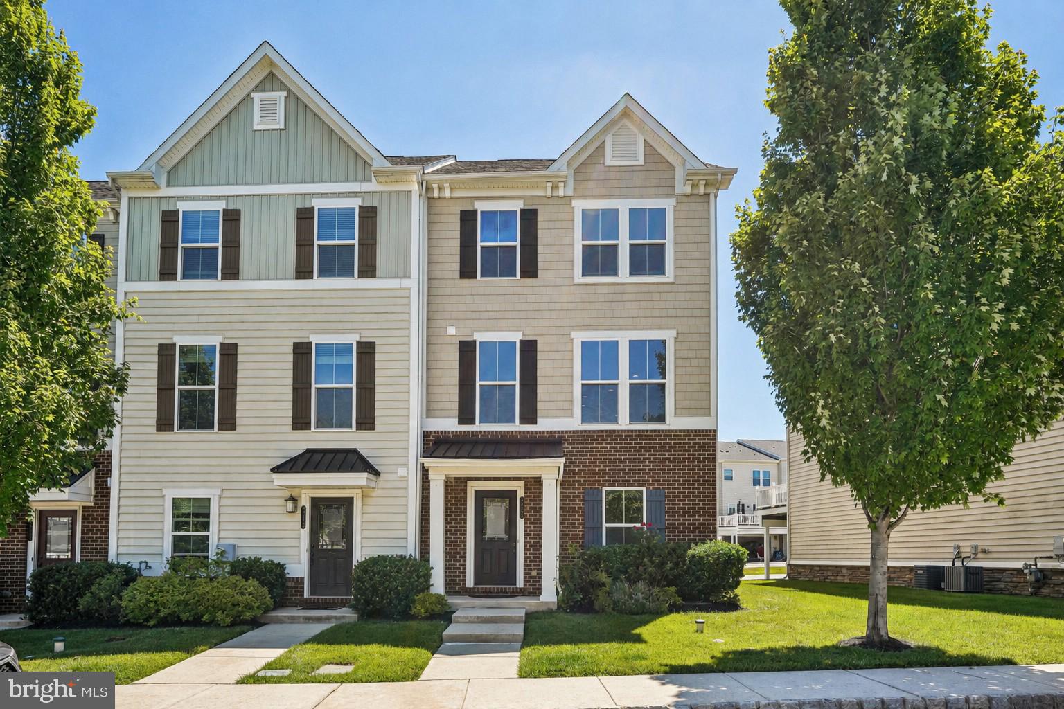 Beautifully updated end-unit townhome offering 3 bedrooms, 2 full baths, and 2 half baths in a desirable community setting. Move-in ready and freshly painted throughout, this home also features brand-new carpeting and an ideal east-west orientation that fills the interior with abundant natural light throughout the day.

The spacious floor plan includes a convenient powder room on the main living level and thoughtfully designed storage enhancements, including two closets and one linen closet professionally finished with custom Closet By Design cabinetry. Outdoor living is equally impressive with a large deck featuring a privacy wall, creating the perfect space for relaxing or entertaining.

A standout feature of this property is the unique backyard setting. Backing to a private cove, the outdoor space includes a rare grassy island and dedicated play area—an uncommon feature within the community that provides additional open space and privacy.

Ideally situated near the main entrance of the community for convenient access, the home also benefits from ample guest parking located directly in front of the property. The nearby school bus stop is within close proximity!

Residents enjoy access to an extensive network of walking and biking trails that connect directly to Valley Creek Park, along with two community playgrounds and a dedicated dog park. Combining a premium end-unit location, thoughtful upgrades, exceptional outdoor space, and a move-in ready condition, this home offers a rare opportunity in a highly convenient location! Mortgage savings may be available for buyers of this listing.