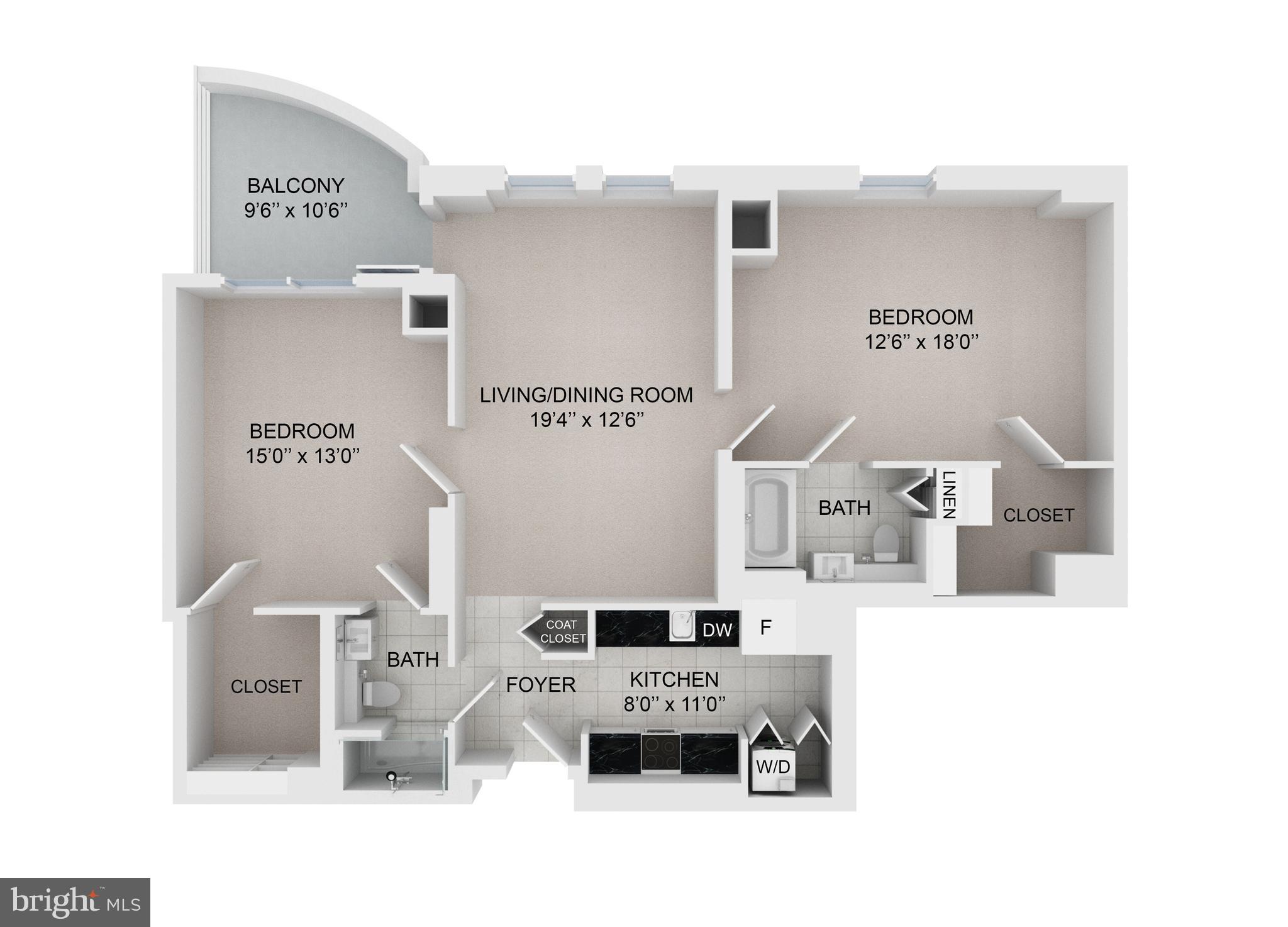 This lovely Lee model boasts 2 spacious bedrooms and 2 bathrooms. As you step inside, you'll be greeted by an open-concept living and dining area, flooded with natural light . The primary bedroom is a peaceful retreat, complete with a luxurious en-suite bathroom and a walk-in closet. The second bedroom is perfect for guests or a home office, offering flexibility for your lifestyle. Outside, you'll find a private balcony where you can enjoy your morning coffee or unwind after a long day. With easy access to shopping, dining, and entertainment options, this property truly has it all. 

The Jefferson a Monogram Collection property from Sunrise Senior Living) was proudly voted "Best Senior Living Community" by Arlington Magazine readers in the 2023 "Best of Arlington" survey. The Jefferson, which is an independent and active senior community, is located in the heart of Arlington's Ballston neighborhood.  The Jefferson boasts in-house dining, housekeeping, transportation, pool/spa, fitness room, and other generous amenities in an urban setting with a walkability score of 97. The Jefferson is a 55+ community with a non-optional monthly fee that includes all amenities. The monthly fee for this unit is $5450/month plus a condo fee of $402/month.