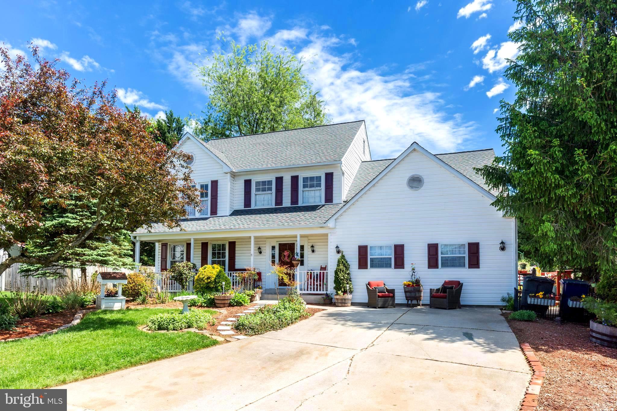 Welcome to this lovely Colonial tucked away on a quiet cul-de-sac in one of Westminster’s most desirable neighborhoods.  From the moment you enter, the inviting foyer opens to a bright living room and a separate formal dining room, creating the perfect setting for both everyday living and entertaining.
The spacious kitchen is the heart of the home, featuring a center island with breakfast bar, ample room for an eat-in table, and seamless flow into the large family room. A sliding glass door leads to the backyard oasis, complete with a two-tier deck and above-ground pool — ideal for summer gatherings and relaxing evenings at home.
A standout feature of this home is the main-level in-law suite offering exceptional flexibility for multigenerational living, guests, or private workspace needs. The suite includes a bedroom, full bath, sitting area, and kitchenette for comfort and convenience.
Upstairs, the home offers four spacious bedrooms, including a beautiful primary suite with cathedral ceilings, a walk-in closet, and a recently updated luxury bath featuring a soaking tub and separate shower. The additional bedrooms are enhanced with brand-new carpet, adding fresh comfort and style throughout the upper level.
The lower level includes a large storage/utility room and a finished club room that offers a perfect space for entertaining, game nights, movie watching, or relaxing with family and friends. this versatile area adds even more comfortable living space to the home.  
With generous living spaces, thoughtful design, and a sought-after location, this home offers the perfect blend of comfort, functionality, and charm.