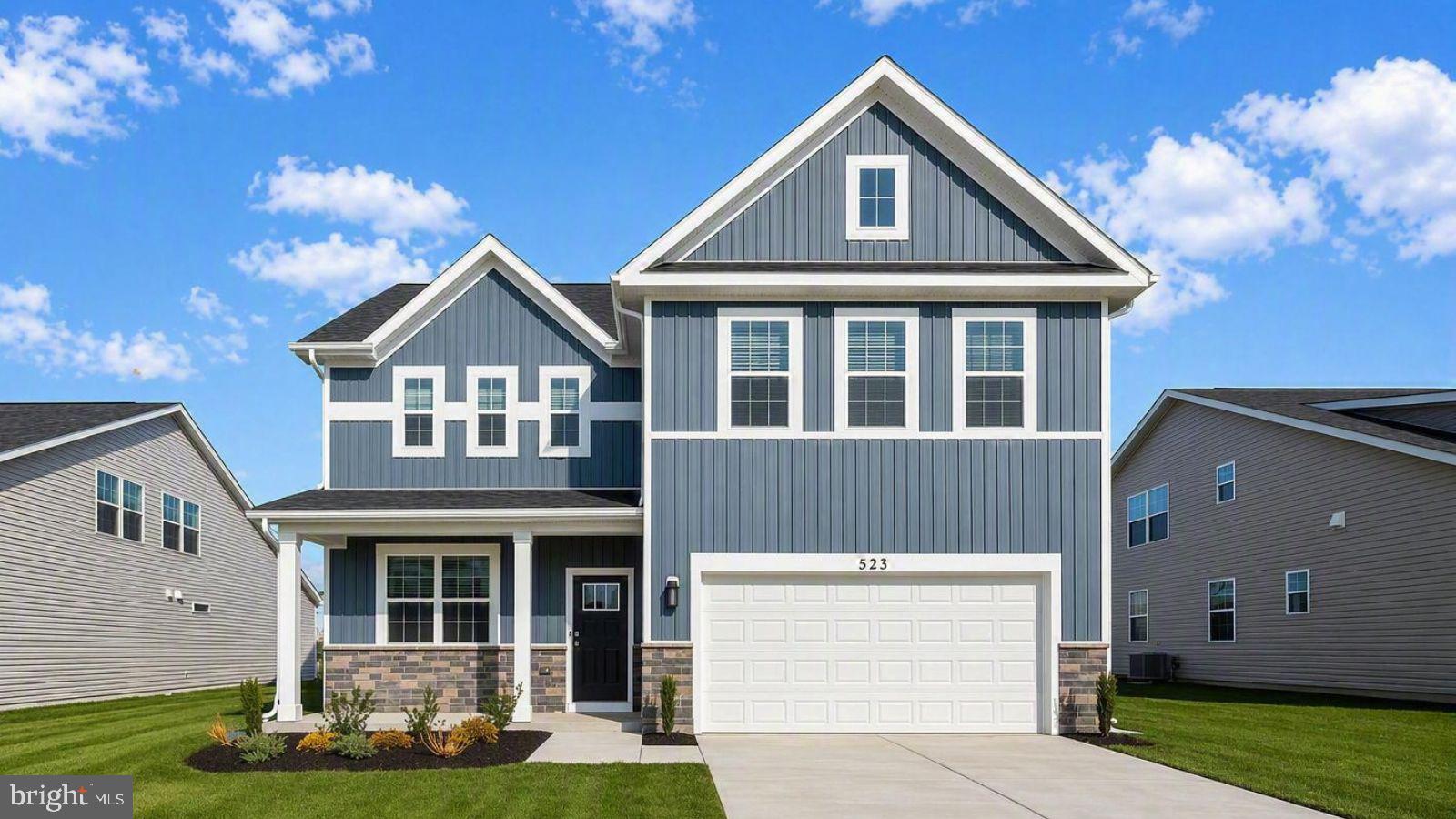 October / November Delivery. Introducing the Galen. A spacious 4-bedroom, 2.5-bath home offering over 2,600 sq. ft. with unfinished basement and a flexible main-level layout, including a versatile flex room perfect for a home office or formal dining. The kitchen features a large granite island, stainless steel appliances, generous cabinet space, and a walk-in pantry. Upstairs, the expansive primary suite includes a large walk-in closet and double vanities, with an additional 3 bedrooms, full bath, and a convenient laundry room.
Up to $20,000 total closing cost assistance is tied to the use of DHI Mortgage.
*Photos, 3D tours, and videos are representative of plan only and may vary as built.