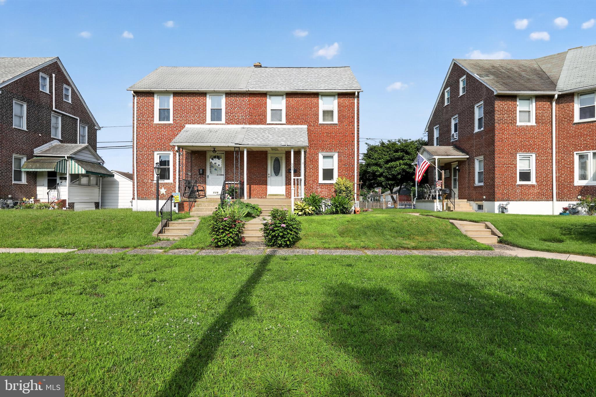 Welcome to this well-maintained 2-bedroom, 1.5-bath twin home in the heart of Tinicum Township! Step inside to a bright and inviting main level featuring recessed lighting throughout, a spacious living room, and a convenient first-floor powder room with a stackable washer and dryer. The updated kitchen offers stainless steel appliances, ample cabinet space, and a stylish modern tile backsplash, making it both functional and attractive. Upstairs, you'll find two generously sized bedrooms, each with ceiling fans, along with a beautifully finished full bathroom. Fresh paint and clean carpeting throughout the home create a move-in ready feel. The full basement provides abundant storage space and offers excellent potential to be finished for additional living space, a home office, or recreation room. Conveniently located in Tinicum Township, this home offers easy access to major highways, shopping, dining, and Philadelphia International Airport, making commuting a breeze. Whether you're a first-time homebuyer or looking to downsize, this charming property is ready to welcome you home!