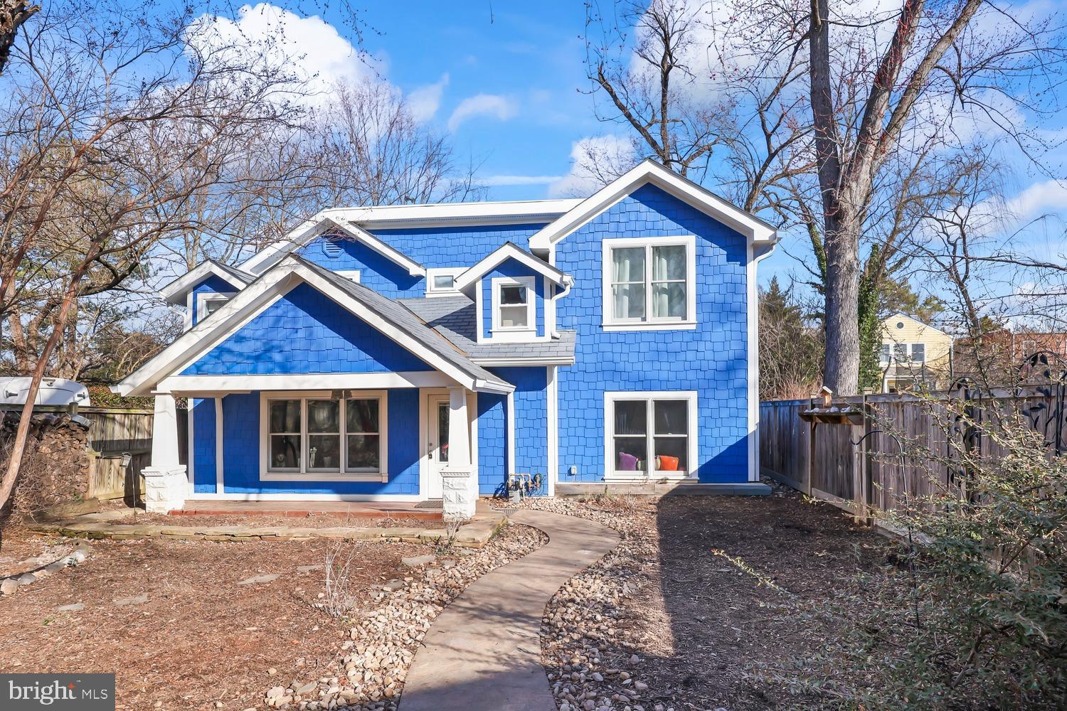 Located in the vibrant Del Ray neighborhood, celebrated for its walkable streets, unique charm, and strong sense of community, Spacious front porch perfect for relaxing and very private front yard with firepit and shed, Hardwood floors on both levels, 1 main level bedroom and full bathroom, Updated kitchen leading to a private brick patio in backyard, 2 bedrooms and 2 full bathrooms upstairs, Upgraded master bedroom and master bathroom with freestanding  tub, separate glass shower, office and walk-in closet. Slate Stone Roof 2017, Updated Hardie Plank siding, Dual Zone HVAC systems replaced in 2015 & 2024, Upgraded to a tankless hot water heater 2016, Windows 2016. Just 2 blocks from Mt. Vernon Avenue, you’ll love the convenience of being near Del Ray’s eclectic mix of shops, restaurants, and community events. Located three houses down from YMCA and across the street from Aldi and CVS. Just Moments from the Potomac Yard Shopping Center with Harris Teeter & Target, it Puts Everything You Need—Shopping, Dining, Old Town Alexandria, Amazon HQ2, Crystal City with the Fashion Center Mall at Pentagon City, Washington, D.C., Amazon HQ2, Virginia Tech Innovation Campus, the Pentagon, Plus, its Proximity to Major Transportation Hubs Like the Braddock Metro & Potomac Yard Metro, Rt 1, I-495, I-395, GW Parkway, and National Airport, Pentagon, Old Town Alexandria. This is More Than Just a Home, it’s a Lifestyle Opportunity in One of the Most Coveted Neighborhoods in the Area with Parks, Playground, Jogging Trail, Basketball Courts, Tennis. Enjoy the Farmer's Market, Art on the Avenue, Art Festival in Carlyle, and so many more fun events. Gated entrance, but not locked - just open the gate. Typically the gate is closed so the dogs can go outside - just take care coming inside the gate.