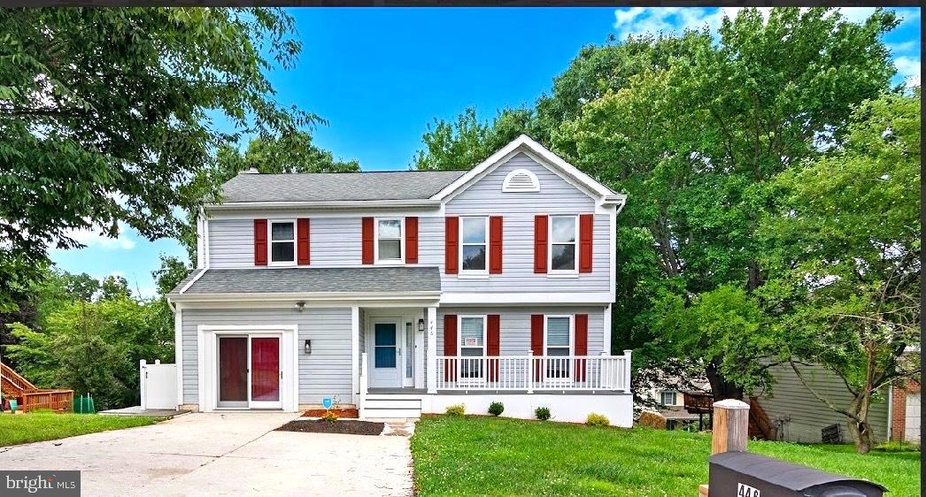 Welcome to this beautifully updated Colonial tucked away on a quiet cul-de-sac in the sought-after Worthington Glen community of Owings Mills. With 4 bedrooms, 3.5 bathrooms, and thoughtful updates throughout, this move-in-ready home offers the perfect blend of comfort, style, and convenience.

Step inside to find fresh paint, durable laminate flooring, an elegant formal dining room, and a bright living room filled with natural light. Modern lighting fixtures add a contemporary touch throughout the main level.

The heart of the home is the stunning eat-in kitchen, featuring quartz countertops, stainless steel appliances, and a sunny breakfast area—perfect for everyday meals or entertaining guests.

Just off the kitchen, the inviting family room centers around a cozy wood-burning fireplace and opens through sliding glass doors to a spacious deck overlooking a private backyard. Whether you're hosting a summer barbecue or enjoying a quiet evening outdoors, this space is designed for relaxation.

Upstairs, you'll find 4  generously sized BEDROOMS , including a spacious primary suite with a beautifully updated private bathroom. The conveniently located second-floor laundry room makes everyday living even easier.

The finished lower level adds valuable living space with a large recreation room and a full bathroom, making it ideal for a home theater, fitness room, playroom, or guest suite.

Located close to shopping, dining, parks, and major commuter routes, this exceptional home offers the privacy of a cul-de-sac with all the conveniences of Owings Mills just minutes away.

Don't miss your opportunity to make this beautiful home yours. Schedule your private showing today!