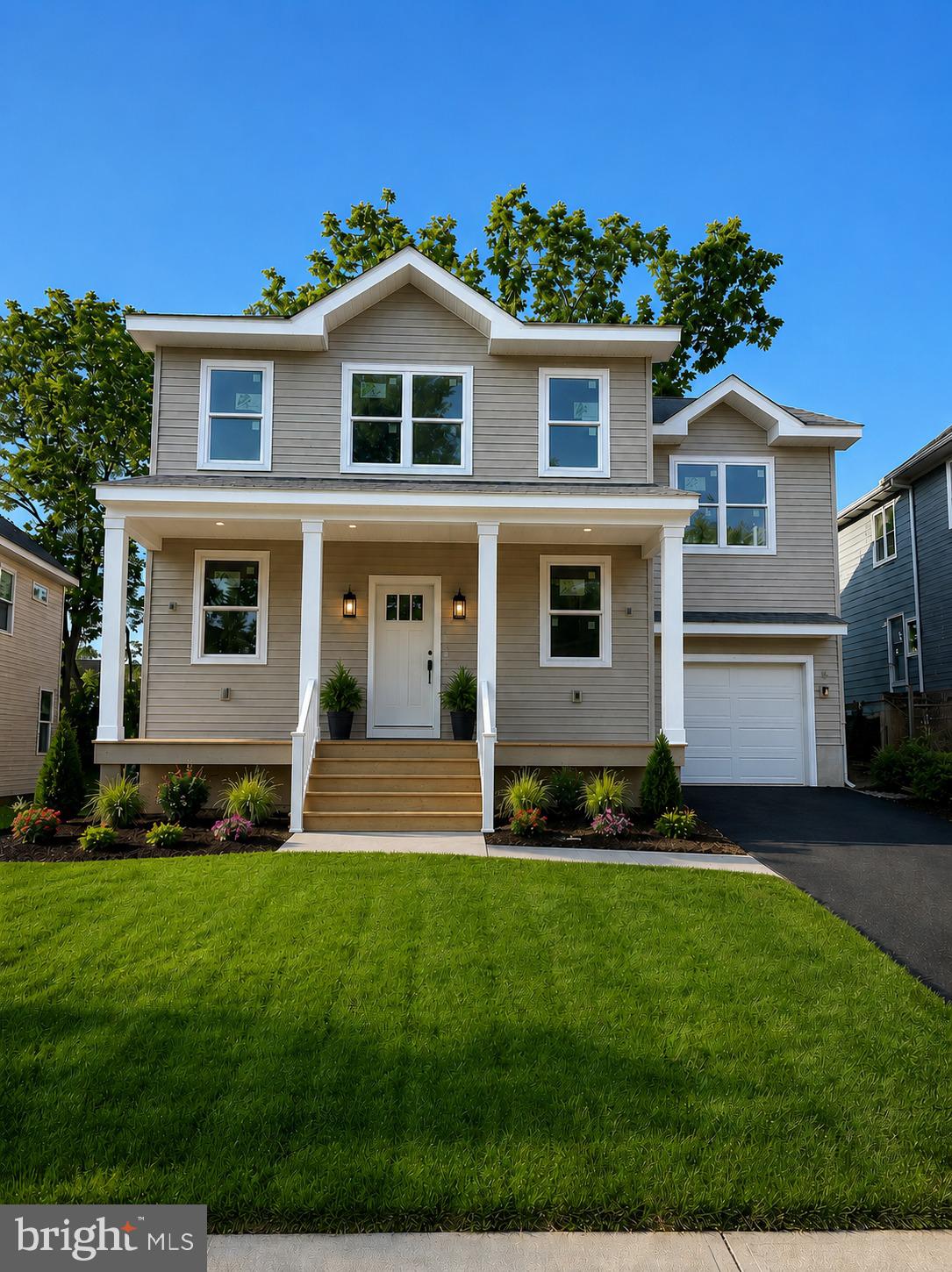 Brand-new construction in Willow Grove — this four-bedroom home is part of a six-home enclave at Old Welsh Road and Parkview Avenue, with a move-in target of Labor Day 2026. This is Model 2, finished in Savannah Wicker siding with a weathered wood roofline and a covered front porch that sets the tone before you're even through the door. Inside, an open-concept first floor centers on a large kitchen island that flows into the great room and dining area, warmed by a gas fireplace. Expect white shaker cabinetry, quartz countertops, and stainless steel appliances including a gas range. A first-floor mud room, pantry, and powder room keep everyday life organized, while the second floor delivers four bedrooms — including a primary suite with a double vanity bath — plus the convenience of second-floor laundry. An unfinished basement with an egress window offers room to grow. The 7,627-square-foot lot sits inside the Abington School District (Niche B+), a quarter-mile from Willow Grove Park Mall and under a mile from SEPTA's Willow Grove Station for an easy ride into Center City.