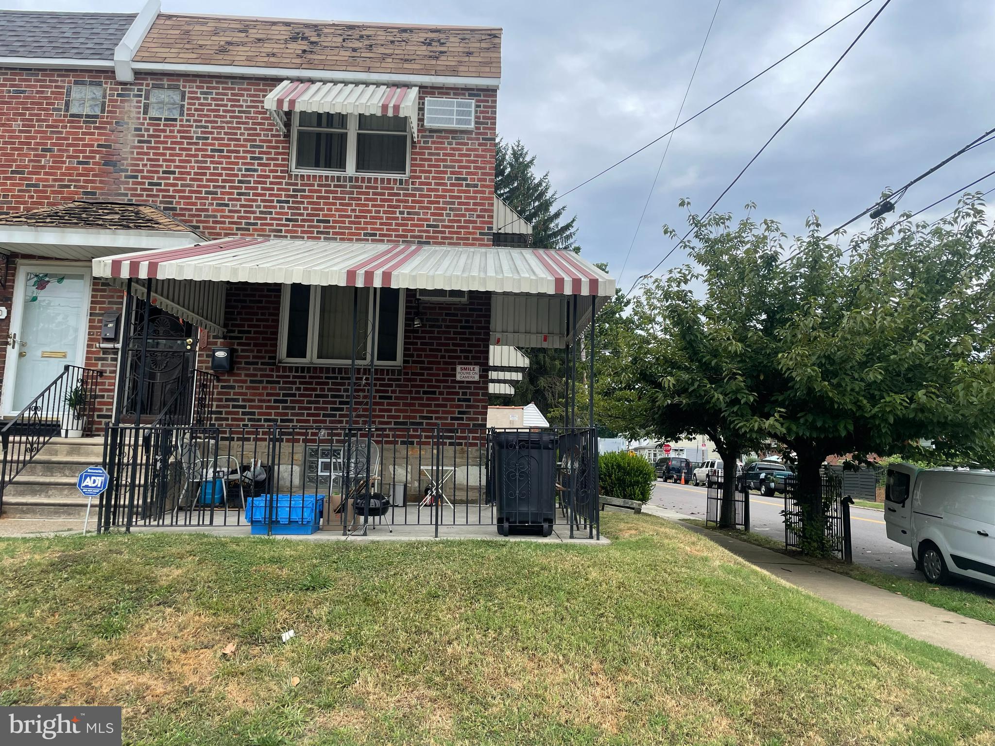 Attention "owner occupant" or "investors". This legal duplex is a 1 + 2. The first floor is a bi-level apartment.   Currently occupied (3 months remaining on 1 yr ) the basement which is finished can be used as a second bedroom or a family room. There is a 1/2 bathroom in the basement. There is a door to the utility room and from there an exit to the rear patio. You have 2 entrances into the 1st flr unit.  There is of course a full bath on the first flr. Rent is low(800). The 2nd flr is a 1 bedroLom apartment, vacant. The home/investment property has a nice rear patio and a covered front patio which are great you and your guests. All utilities are separate. There are 2 gas hw tanks, 2 gas boilers, 2 breaker boxes. Besides the apartments providing cashflow the bonus is the 2 car garage(22x30) with office space. This can be rented out or if you're a contractor you have a perfect place to put your trucks or store your materials, equipment. The garage has high ceilings(10ft) and there is high shelving around the ceiling walls . The garage has electric heat. Convenient to Cottman ave, next store to Montco and about 5 minutes to Rt 1 the location is excellent. Being a corner property there is ample street parking for the tenants and their guests.