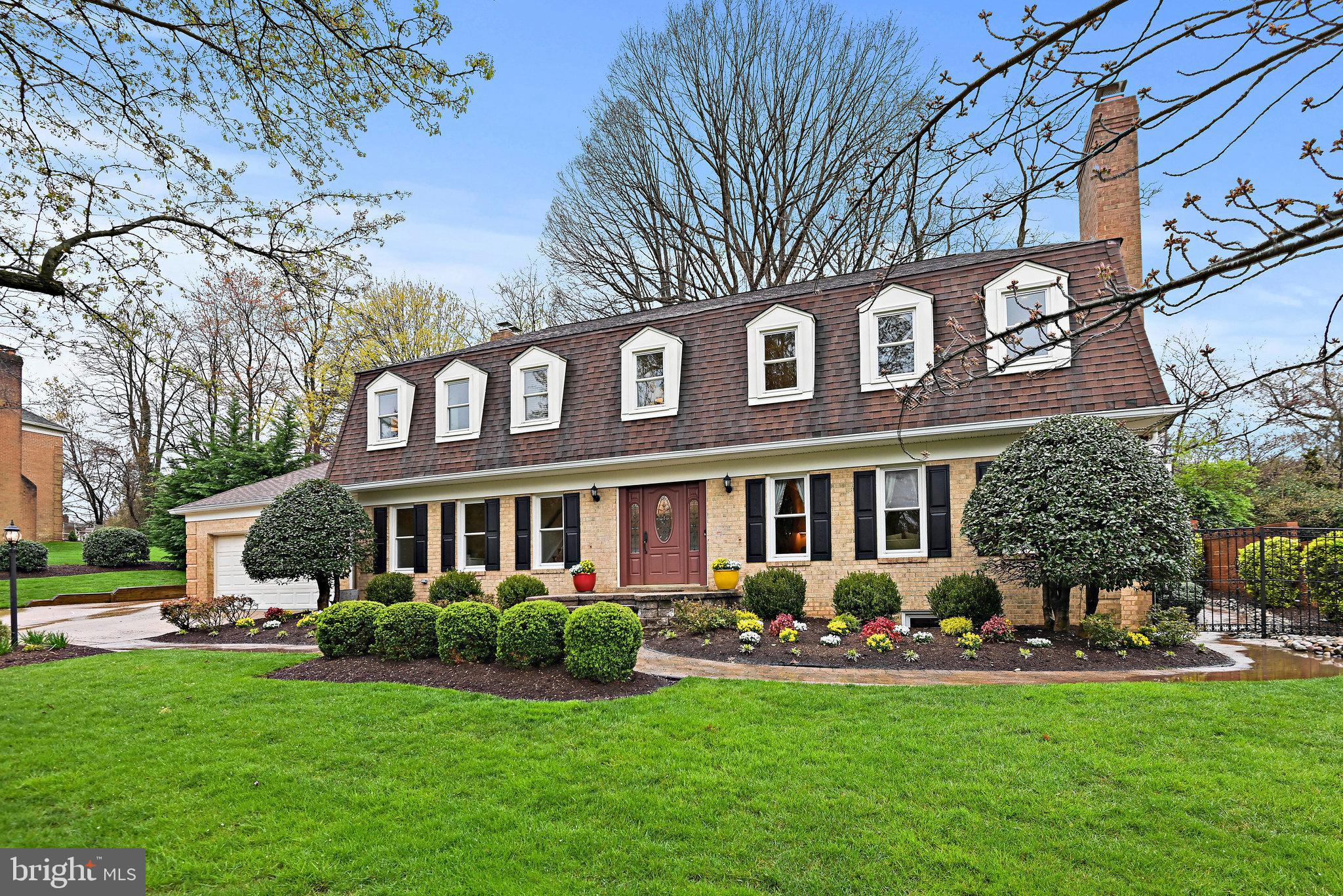 Welcome to your charming oasis in McLean! Nestled on a private cul-de-sac, this all-brick Center Hall Colonial offers the perfect blend of convenience and luxury living. With its proximity to the GW Parkway and easy access to DC, commuting has never been easier, with just two traffic lights standing between you and the Nation's Capital.
Step inside to discover a spacious 4-bedroom, 3.5-bath home boasting special touches at every turn. The inviting open foyer sets the tone for elegance and comfort, leading you into the main level where you'll find a formal living room with a gas fireplace, perfect for cozy evenings. The formal dining room features crown molding and chair rail, and sliding glass door to the outdoor patio. There's a dedicated office space ideal for remote work or personal projects. The heart of the home lies in the gourmet kitchen, complete with built-in desk and bookshelves, a center island with cooktop and bar seating, double wall ovens, and an adjoining morning room featuring yet another gas fireplace. A convenient powder room and mudroom/laundry with access to the 2-car attached garage complete this level.
The upper level has a generous primary suite, offering a walk-in closet with a convenient island for extra storage and recessed lighting. An en-suite bedroom with a shower provides comfort and privacy, while two additional large bedrooms share a hall bath with dual vanity and shower/tub combination. Notably, the entire upper level has hardwood floors underneath the carpet.
Entertainment awaits on the lower level, where there is a spacious game room and recreation room with a gas fireplace, bonus and exercise room, half bath and wet bar. French doors lead out to the professionally landscaped yard, boasting extensive hardscape including paved walkways, multiple patios for outdoor entertaining, and stone and brick privacy walls. Additionally, this property includes a natural gas generator.
Updates include a new HVAC (2023), refrigerator, and dishwasher, fresh paint, new carpet and flooring.