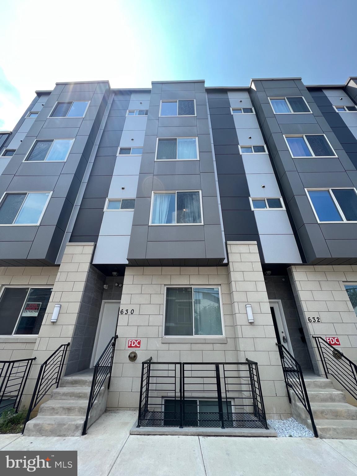 Newly constructed apartment building. Unit 1 is on first floor bi-level with basement, has 2B2.5B. Open kitchen with all stainless steel appliances. Shared roof deck with great skylight View. Ask for video if you needed.