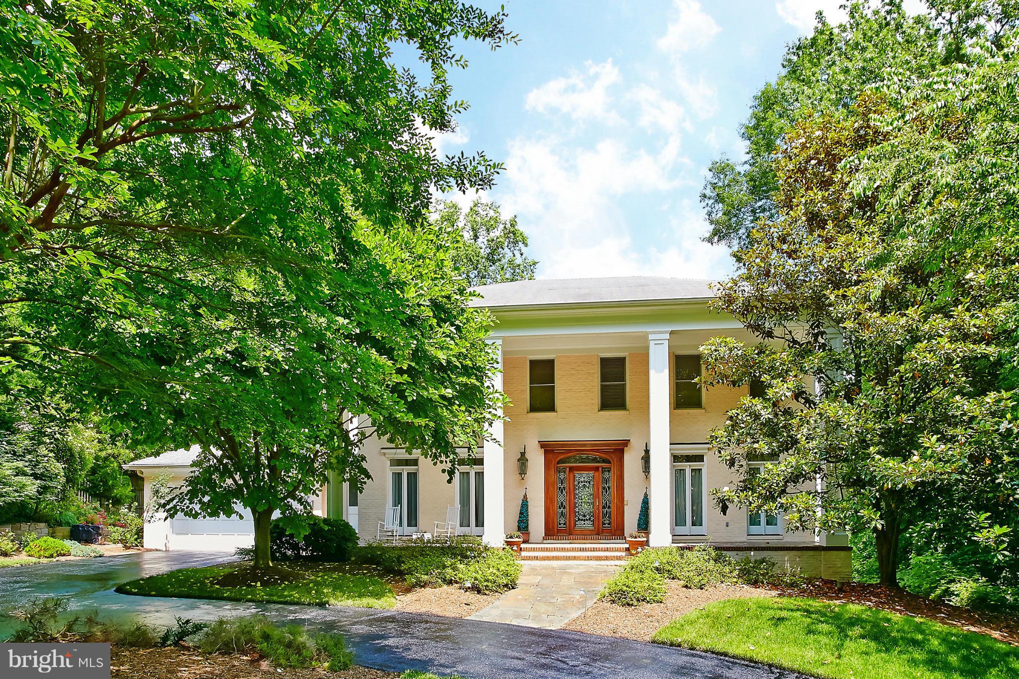 Looking for GREAT FALLS ambiance without the drive time...looky here!  5000+ sq ft Custom 5BR 4.55BA Gruver Cooley Colonial with 9 foot ceilings on OVER 1 ACRE LEVEL LOT BORDERED BY COUNTY PARKLAND PRIVATE! Easy access/room for pool & tennis court ELEVATOR READY Expansion potential over garage Opportunity  Quality  Privacy Convenience. Seller ready to sell..Open house 11/23 1-3pm