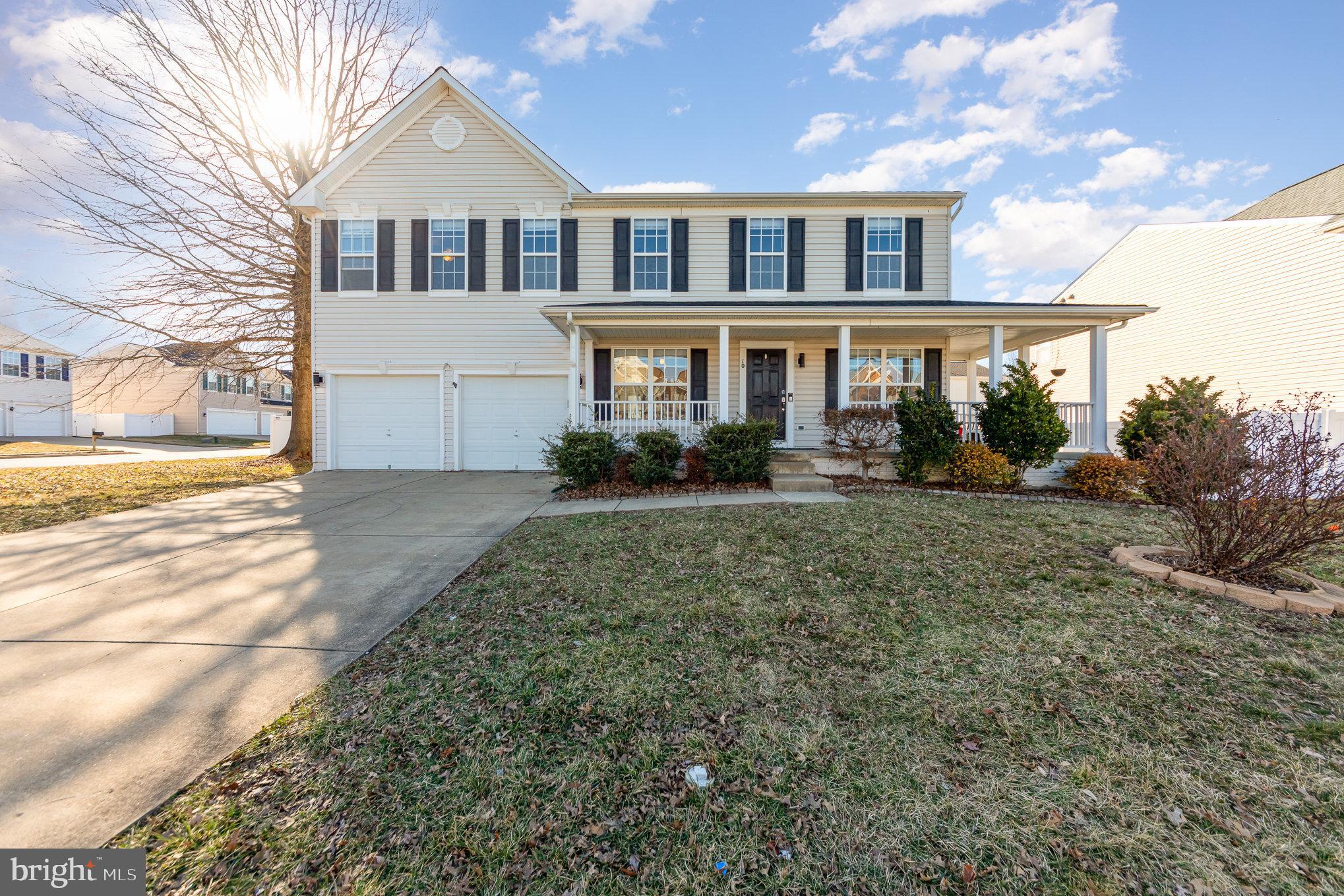 Discover this stunning corner-lot home, offering space, style, and modern convenience! Enjoy a private backyard with low-maintenance vinyl fencing, a spacious concrete patio, and a 10x13 shed for extra storage. Step inside to gleaming hardwood floors and an open floor plan, perfect for gatherings. Upstairs, you'll find a versatile flex room plus four generously sized bedrooms. The fully finished basement—with a walk-up exit, kitchenette, full bath, and bedroom(NTC)—makes an ideal in-law suite or guest retreat.
Main-level laundry with washer and dryer included! Enjoy peace of mind with recent upgrades, including a a newer HVAC system with smart auto dampers,  newer refrigerator, dishwasher, sump pump with battery backup, and an 2 EV charging outlets in the garage. Located in a friendly community with sidewalks, near top-rated schools and the VRE station for easy commuting.