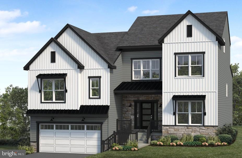 UNDER CONSTRUCTION – AVAILABLE THIS FALL: This charming home features an owner's suite on the main level, a 2-car, lower-level garage, and a patio for outdoor living. Upon entering the foyer, there is a private study and stairs to the main level. Stylish vinyl plank flooring flows throughout the main living areas. The kitchen is well-equipped with enhanced cabinetry and appliances, quartz countertops with tile backsplash, and a large pantry. The kitchen opens to the dining area and family room with a stunning floor-to-ceiling stone fireplace. To the rear of the home is the owner’s suite featuring a beautiful accent wall, expansive closet and a private bathroom with a tile shower and double bowl vanity. The upper level is complete with 3 bedrooms, a full bathroom, and a flex room that can be used as a second office, playroom or other versatile space.
