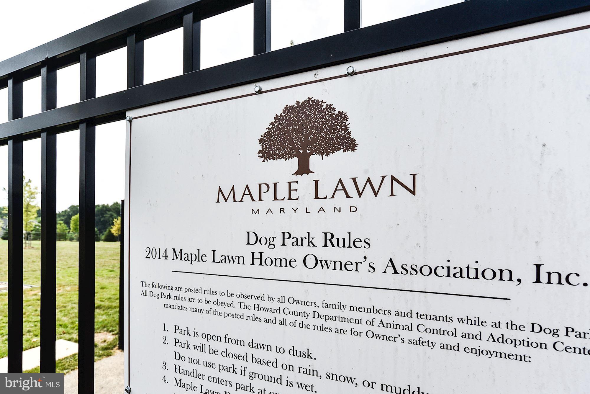 MAPLE LAWN - Residential Lease