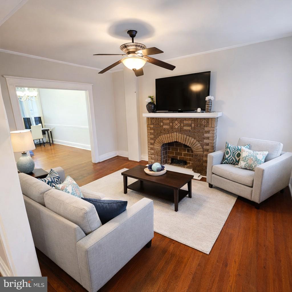 This 3-bedroom, 2-bath home sits in the heart of Baltimore City’s established Pen Lucy neighborhood, offering a wonderful opportunity for a buyer ready to add personal touches or thoughtful updates. 
With a functional layout, the home provides a great starting point for creating something special while building long-term value.

Inside, the traditional living and dining areas offer comfortable spaces for everyday living or gathering with family and friends. The kitchen features a practical layout ready for customization and modern upgrades.
Note: Some images may include digital staging or enhancements intended to illustrate potential design possibilities.

Additional features include a partially finished basement, providing flexible space for recreation, storage, or future improvements. Outside, the spacious backyard offers room for entertaining or relaxing, while a private deck off one of the bedrooms creates a cozy spot for morning coffee or quiet evenings.
For added peace of mind, the seller is offering a 1-year home warranty for the new buyer.
Conveniently located near the York Road corridor, the property provides easy access to shopping, dining, parks, and schools. With the right vision, this home presents a great opportunity to personalize, renovate, or invest in a well-established Baltimore community.