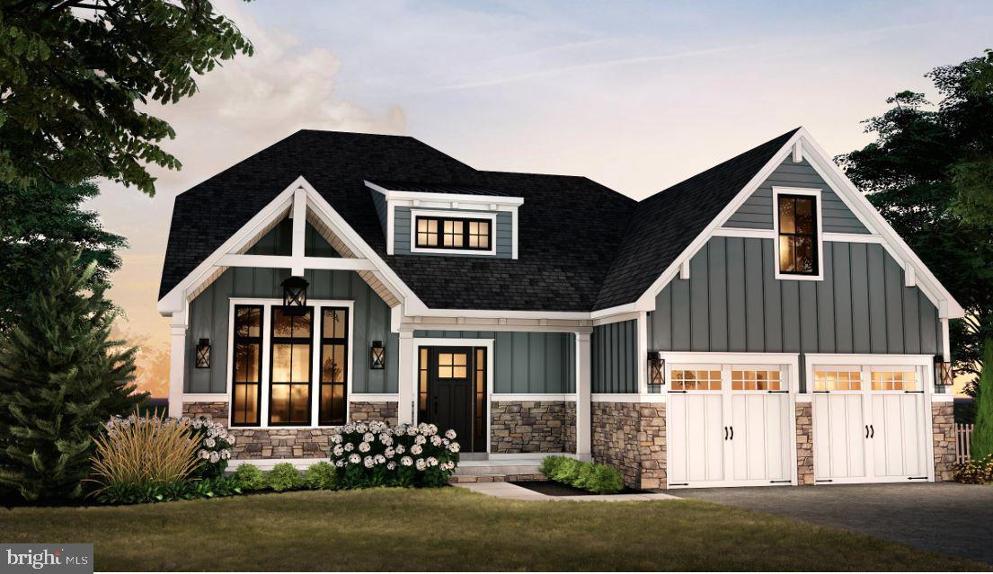 GP Custom Homes, a premier homebuilder in Montgomery County is proud to offer "The Belfry Model" in their newest community Silver Lake Farm. Situated in the heart of Blue Bell. This custom home offers 3 bedrooms and 2 1/2 baths with the Primary Suite on the Main Level. This home has everything you would want and more! Their Standard Spec's are well above average with 9' Ft. Ceilings on the first and second floor, 9'Ft Walls in the basement.  Pella doors and windows. Stone Veneer and James Hardie siding.  Hardwood though out the first level as well as a custom built foyer staircase with stained oak treads and painted risers. Gourmet Custom Kitchen, with 42" wall cabinets. Quartz counter and island tops with subway tile backsplash. Stainless Steel GE Profile Appliance Package with 36" gas cooktop, chimney hood, 30" combination wall oven and 24" dishwasher, plus so much more! This private cold-a-sac in the highly acclaimed Wissahickon School District is just what you have been looking for! Lot 7 is a walk out lot, please note that you do not have to build this model on this lot.