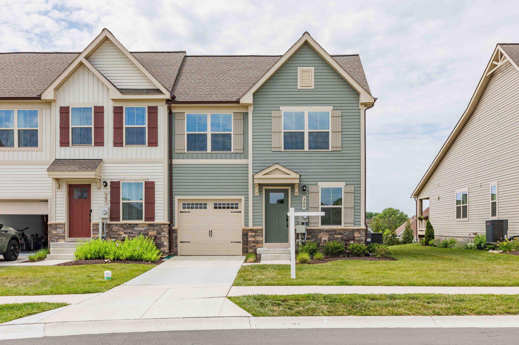 Welcome to 360 Shortleaf Circle, a beautifully maintained 3 bed 3 bath end-unit townhome located in the highly desirable Bloomfields 55+ active adult community. Offering the perfect blend of comfort, convenience, and low-maintenance living, this thoughtfully designed home features an open-concept floor plan with abundant natural light throughout.

The main level showcases a spacious living space that flows seamlessly into the kitchen and dining area, creating an ideal environment for everyday living and entertaining. A desirable main-level primary suite provides convenience and privacy, complete with an en-suite bath and generous closet space. Main-level laundry adds to the ease of one-level living.

Upstairs, you'll find two additional bedrooms and a full bath, along with two extensive storage rooms, providing flexible space for guests, hobbies, or a home office. The unfinished lower level offers an excellent entertainment space and endless potential for future expansion.

Enjoy peaceful evenings on the rear deck overlooking open community space, while the attached one-car garage, private driveway, and additional street parking provide ample convenience for residents and visitors alike.

Bloomfields residents enjoy an exceptional amenity package including a clubhouse, fitness center, swimming pool, tennis courts, dog park, walking paths, and more—all just minutes from historic downtown Frederick's dining, shopping, entertainment, and major commuter routes.

Don't miss this opportunity to experience all the benefits of vibrant community living in one of Frederick's most sought-after communities.