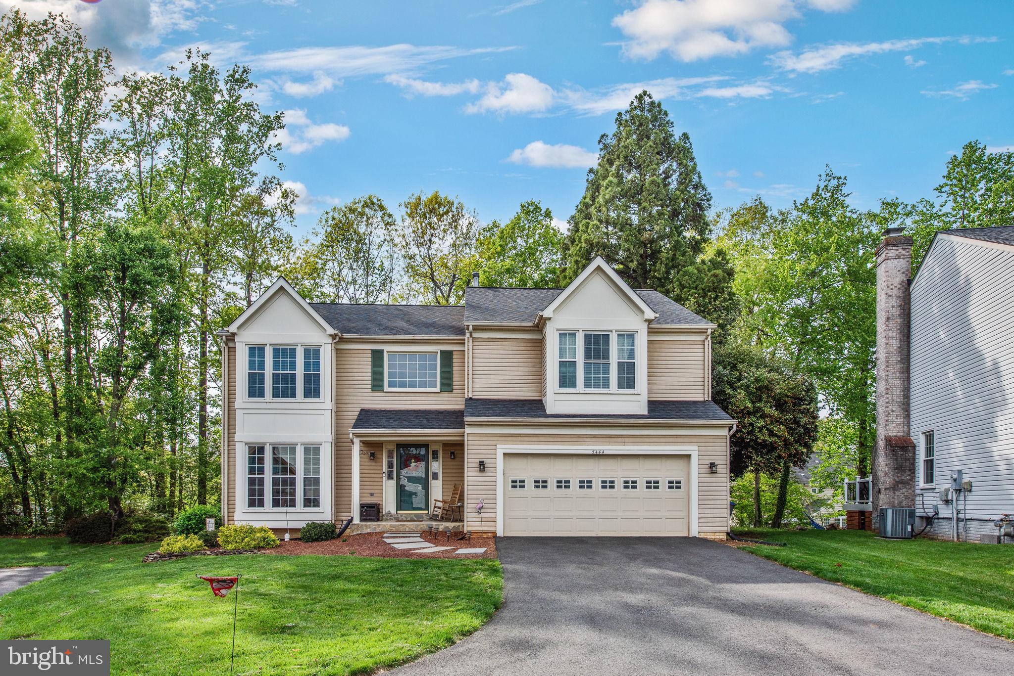Rare rental in sought after Stratford Glen!  Freshly painted 4 bedroom, 3 full and 1 half bath colonial with country kitchen, breakfast area, family room off kitchen, separate living room and dining room.  Large deck off family room.  *Hot tub will be removed.  Upper-level features master bedroom with luxury bathroom, large bedrooms 2, 3 and 4/office space and hall bath.  Finished lower level includes a spacious rec room full bath and storage.  Private setting off pipestem, 2 car garage with door opener and remotes.  Ability to use app to open/close garage door.  Ring camera at front door. Easy access to I95.  Close to multiple shopping and dining options including in Potomac Mills Mall.  ***Cat in the home will probably hide during a showing, but please be sure she doesn't get out.