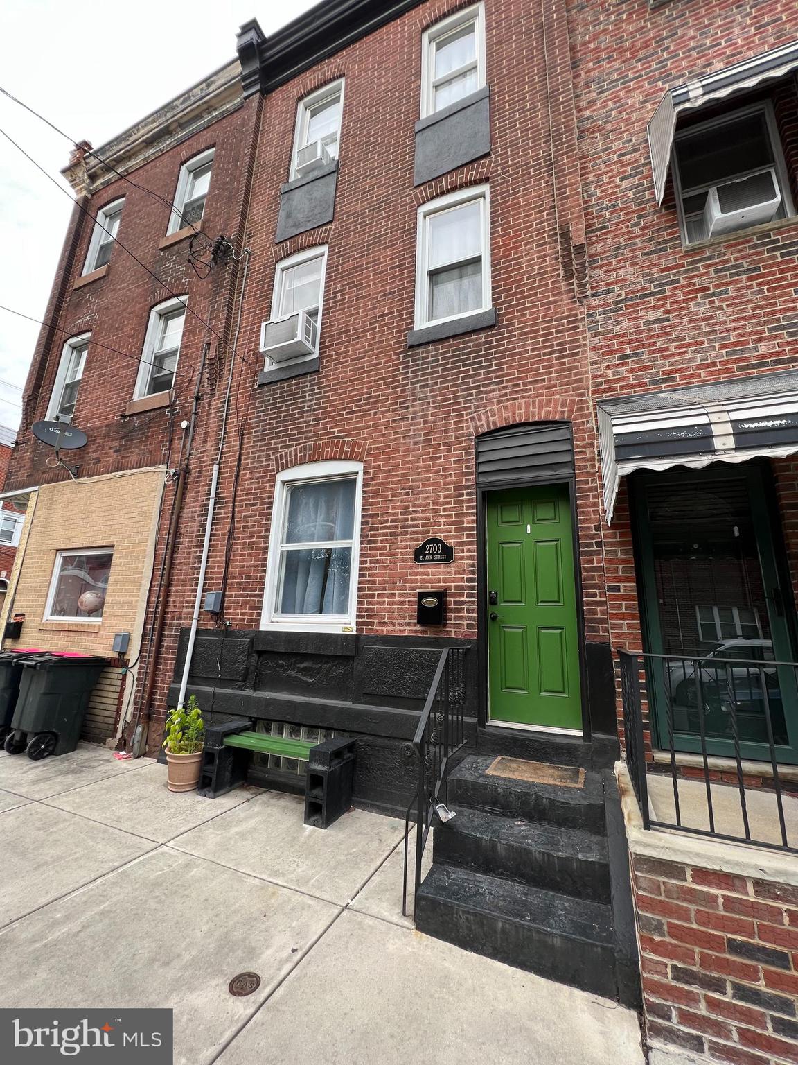 Welcome to the heart of Port Richmond! This 3-Story, 4 bedrooms, 2 and 1/2 bath is now available for rent! Over 1,600 sqft of living space. The first floor has a large living and dining area with hardwood floors and full bath! The house has central air, forced hot air heat and high ceilings! The kitchen has beautiful polished granite counters, and tall 42" Cherry hardwood cabinetry. The stainless-steel appliance package includes a *NEW* dishwasher, gas range, refrigerator, and built-in microwave. The backyard area has street access and is perfect for entertaining! This charming property is filled with plenty of closets for storage and every room is filled with natural light. The primary bath, located on the 2nd floor has a dual vanity and there are 2 bedrooms on the 3rd floor with a half bath! Carpets throughout the home is only a year old as well. Basement has  *NEW* washer and dryer with plenty of space to use for storage and 8' ceiling height. Walk to The Hinge, Bait and Switch, River Wards Café and Taconelli’s! Conveniently 2 blocks to I95! Entire house will be painted in early December and Ready for December 15th move in date.