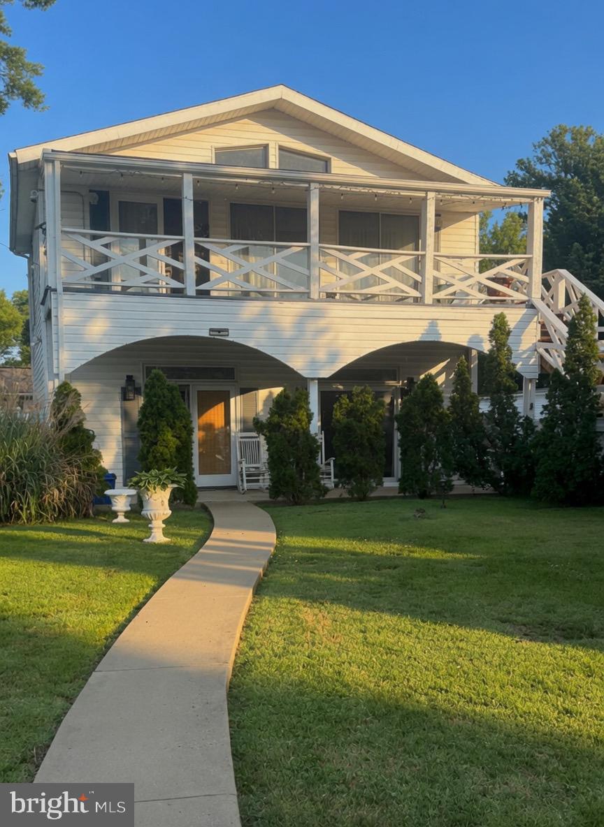 Professional Pics being done Wednesday 7/1/26. This unique property offers a ground level living space consisting of 1 bedroom, living room, kitchen, laundry room and 1.5 baths. The second level offer a kitchen, living room, 2 bedrooms and a full bath. There are not stairs inside connecting the two living spaces. This home has a newer roof, water heater 2023,Pool resurfaced 4 years ago $18,000, one of the outside central air units are brand new. One BGE meter for the entire property.
