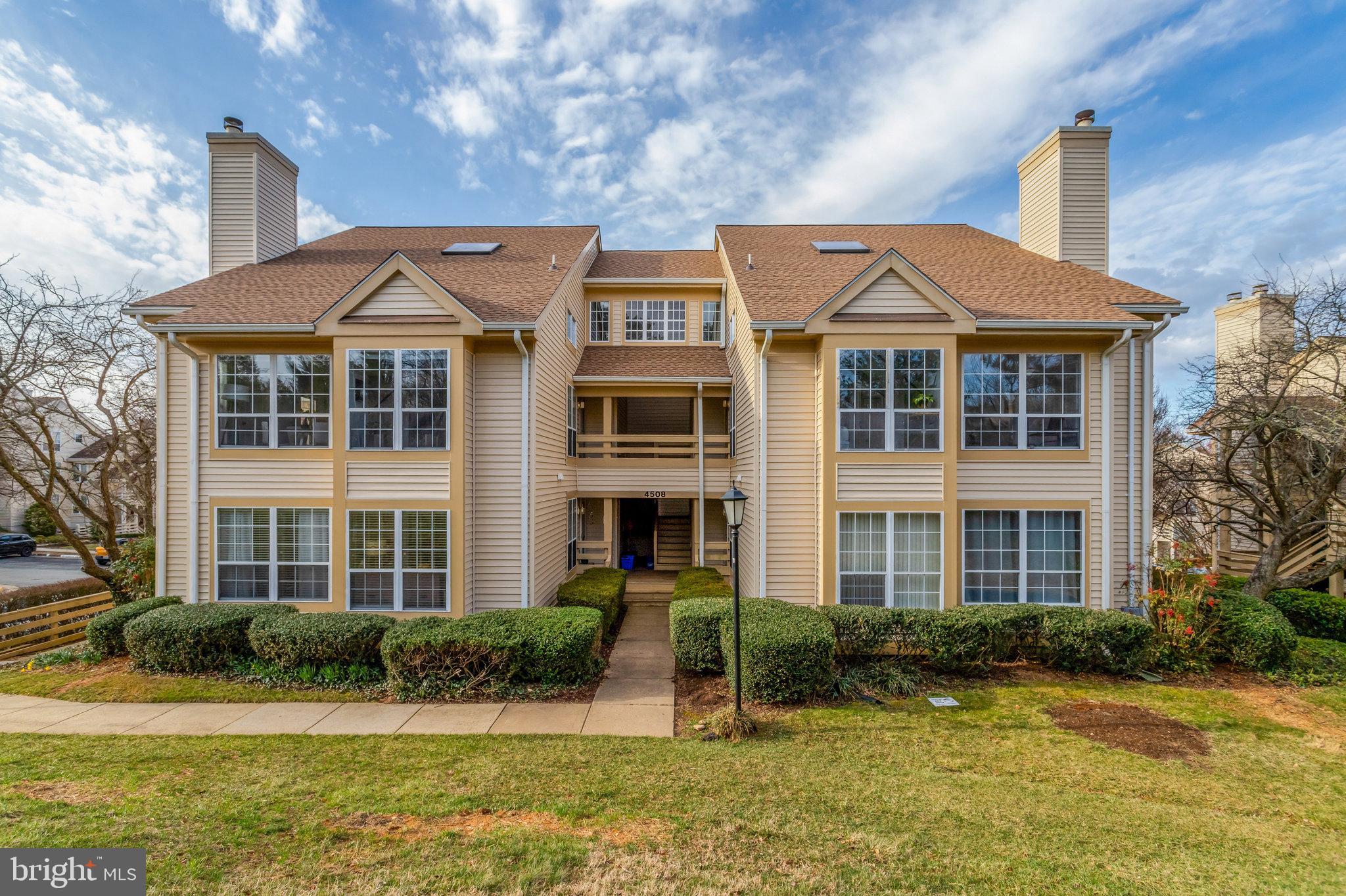 OFFER DEADLINE HAS BEEN SET FOR MONDAY 3/24 AT 12PM. Welcome to 4508 Hazeltine Ct. #J, a remarkable, very large, and rarely available two-level loft unit that seamlessly combines style with practicality. This impeccably maintained home offers a bright and airy sunroom, a separate den, plus three bedrooms and two and a half baths. As one of the largest penthouse units in the community, it boasts TWO PRIMARY SUITES, high ceilings, an abundance of natural light, and a charming wood-burning fireplace in the living room. The home also features an updated kitchen, elegant plantation shutters, brand-new carpeting, and fresh paint throughout.

Community amenities include a pool, tennis courts, playground, common area landscaping and maintenance, and snow removal; condo fees also cover trash.

Enjoy nearby recreation and conveniences like Pinecrest Golf Course and the vibrant Little River Turnpike & Duke Street Corridor, offering an array of restaurants and shopping options. This fabulous location provides easy access to the up and coming Alexandria Hospital and Landmark Transit Center, Old Town Alexandria, Crystal City, and Washington D.C., with convenient routes to Rt. 236 (Little River Turnpike), I-395, and I-495.

PLEASE NOTE THIS IS ACTUALLY A 3 BEDROOM, 2.5 BATH CONDO.  THE FLOORPLAN NOTES THE HOME AS 1761 SF.