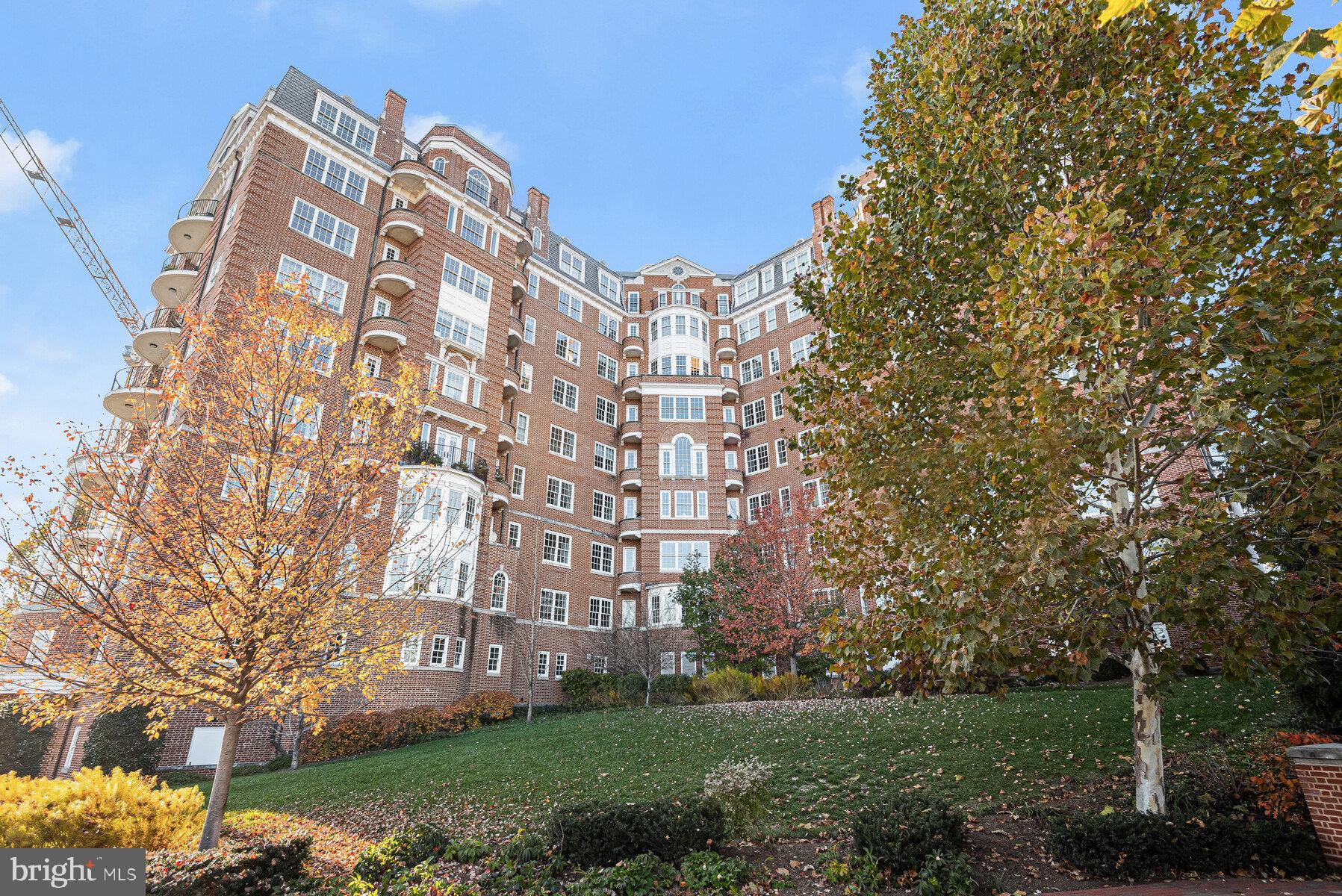 Introducing 5A at Wardman Tower, a spacious and sophisticated 3-bedroom, 3.5-bathroom residence spanning 3,340 square feet. The open floor plan features 6-inch wide oak Admonter wood floors and high ceilings, complemented by a Lutron lighting system and top-of-the-line finishes throughout. Upon entering, the entry hall leads to the main living and dining area, with French doors opening to a balcony with sweeping city views. The gourmet kitchen is equipped with custom Henrybuilt cabinetry, Thermador appliances, a large island with quartz countertops, and a marble backsplash. The primary suite includes a walk-in closet and a luxurious en-suite bath with views of the Washington Monument, a double vanity, a bathtub, and a glass-enclosed shower. The second bedroom offers an en-suite bath, a walk-in closet, and balcony access, while the third bedroom also has an en-suite bath. A powder room and laundry/mud room complete the offering. Unit 5A includes two reserved garage parking spaces.

Originally built in 1928 by Henry Wardman and recently reimagined by Deborah Berke Partners, Wardman Tower masterfully blends historic elegance with modern design. This pet-friendly building offers premier amenities, including a 24/7 concierge with white-glove service, a fitness center, two resident lounges, a catering kitchen, a private garden terrace, and a rooftop terrace with gas grills and stunning city views. Situated near Rock Creek Parkway and the neighborhoods of Mass Ave Heights, Woodley Park, Kalorama, and Cleveland Park, Wardman Tower provides a luxurious and convenient living experience.