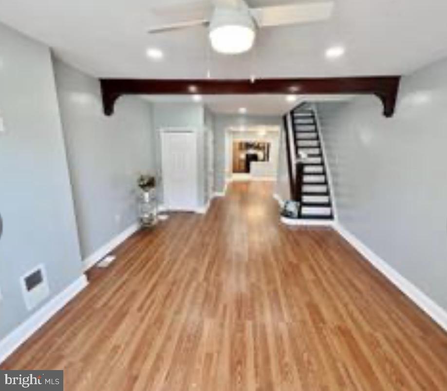 Come see this specious 3bed 2.5 bathroom Home ready for rent! Nice large yard!  Well maintained home, half bath on main level and  freshly painted. This home also offers a finished basement with a full bathroom and an extra room for additional living space! Laundry room in basement! Short distance  to shopping centers and public trans near restaurants and more! Call today. Must qualify to rent!