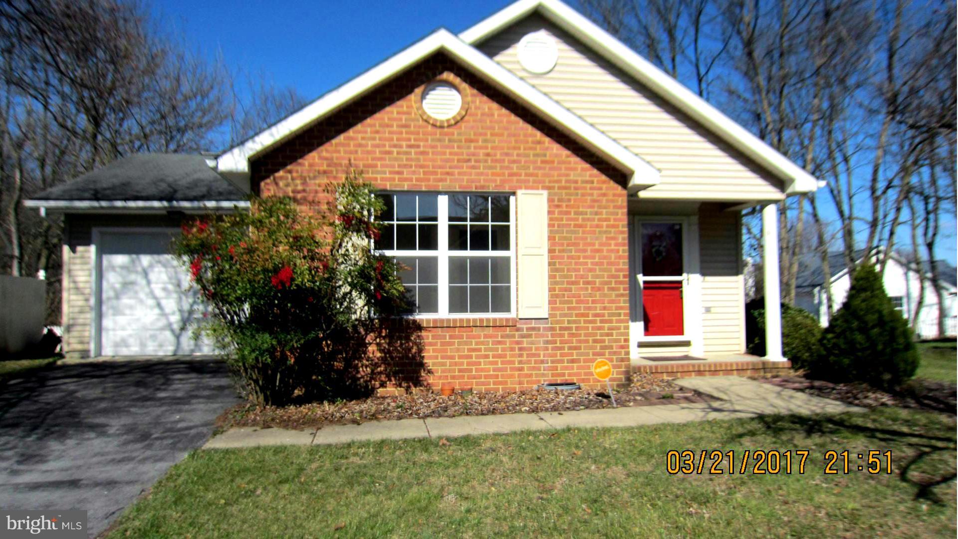 Reduced to 5% below recent appraisal value. Open floor plan with lots of storage.  2nd home from end of street in this quiet area close to hospital and shopping. Home backs to neighborhood walking trail and has a nice setting. Yes it's 23 years old but in good condition.   Partial basement has about 6 1/2 feet height with exterior entrance and also interior access. Only 3 minutes to I 81.