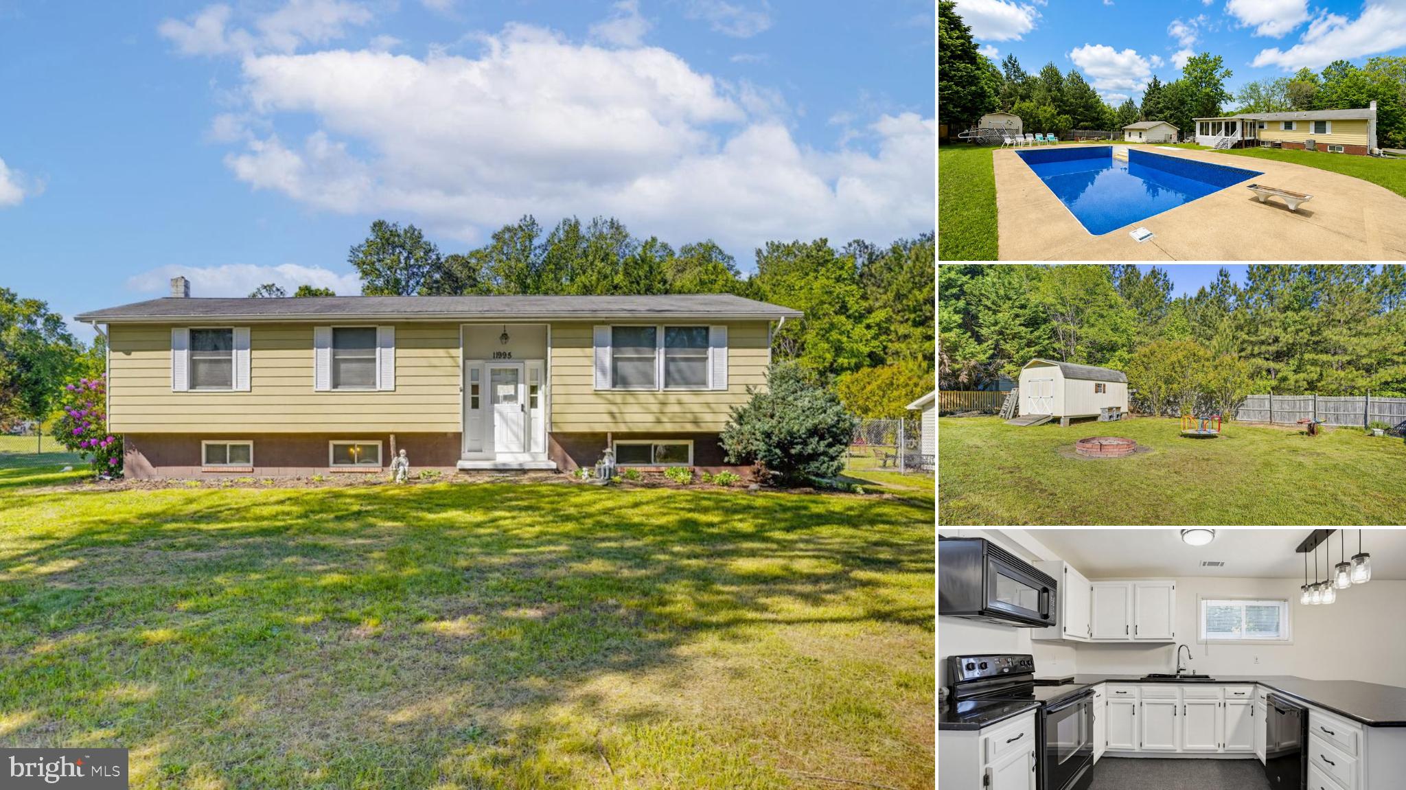 Welcome home to this conveniently located 3-bedroom property situated on a spacious 1-acre lot. New pool liner for a 20'x40' pool! Offering plenty of room inside and out, this home features 2 kitchens, a large detached garage, and a pool with a patio area perfect for relaxing or entertaining.  Enjoy the privacy and space of an acre while still being close to shopping, dining, and other everyday conveniences. With great outdoor features and flexible interior space, this property has so much to offer.