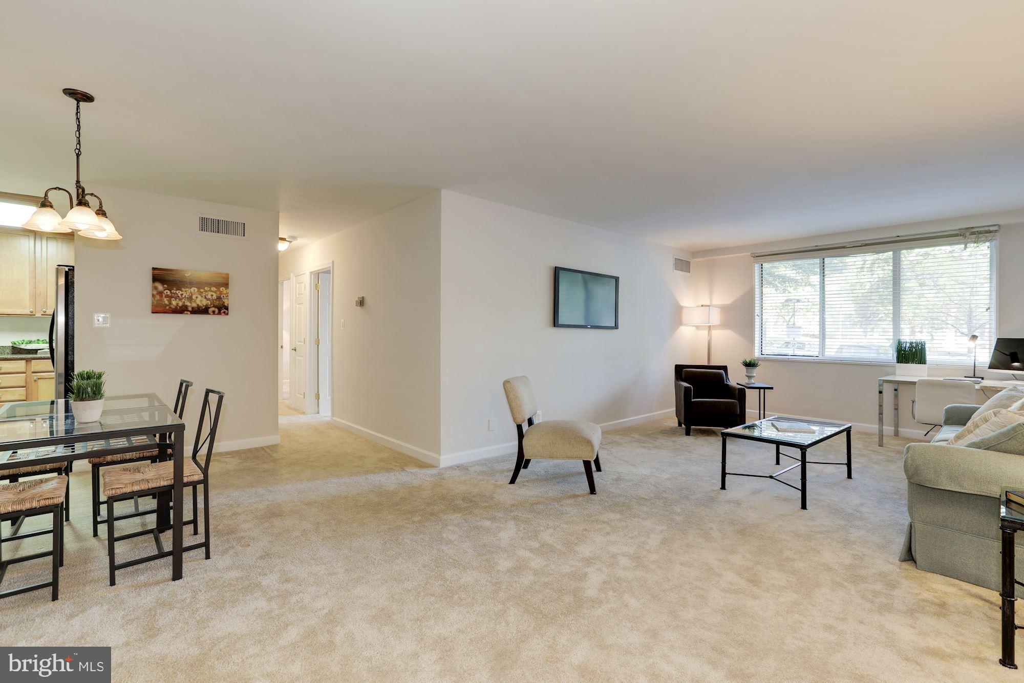 Fantastic location! Live within blocks of 2 metros, grocery, restaurants and shops.  This spacious apartment features an updated kitchen with stainless steel appliances and granite counters,  a renovated bathroom, and two sizable bedrooms with excellent closet space.   Rent includes heat, electricity, gas and water and a plethora of building amenities: concierge, pool, gym, bike storage, free parking for 2 cars, extra storage and a party room.  Pets will be considered on a case-by-case basis and must meet building size restrictions (<30 lbs). Enjoy all that Bethesda has to offer!  Close to the metro, NIH, I-495, Harris Teeter, restaurants, parks/trails, tennis, basketball and tot lot.