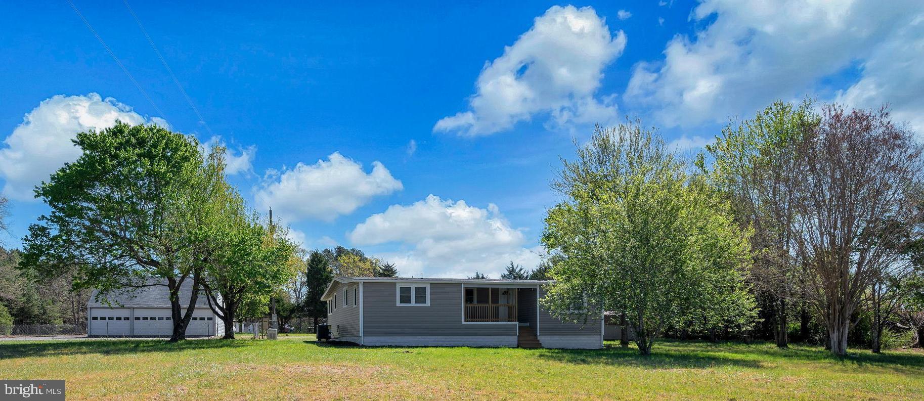 3 bedroom 2 bath plus office all on one level. 2+acres and no HOA.  Oversized 3 car detached garage.  Whole house generator (works but sold as is) 5 sheds.  Primary bedroom also has a sitting room with a walk in closet.  Lots of new thru out.  Roof, siding, hvac, appliances,  granite,  cabinets,  flooring,  freshly painted,  hwh plus lots more.
