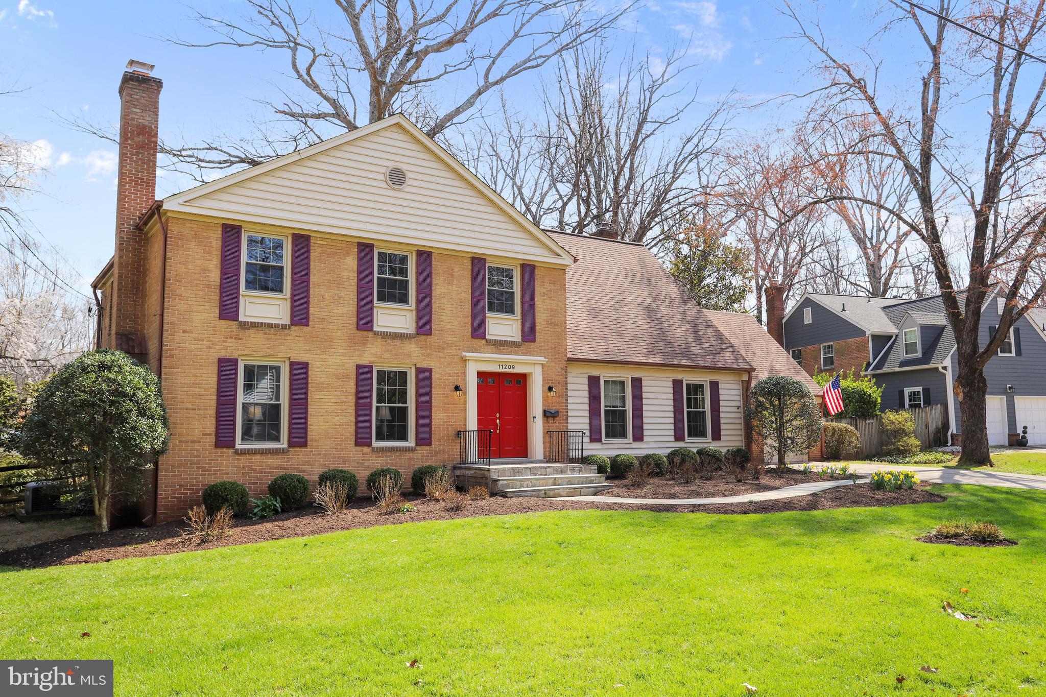 Make this your opportunity to own in the highly sought-after Old Farm neighborhood—this beautifully well-maintained home is ready for its next chapter. This spacious 4-bedroom, 2.5-bath residence with a 2-car garage has been meticulously cared for and provides the perfect canvas for your personal vision. Thoughtful updates over the years include a brand-new furnace, a 30-year architectural roof (2007), replacement windows (2005), upgraded 200-amp electrical service (2011), and a reliable RUUD whole home backup generator for added peace of mind. The main level features a classic, functional layout with a generously sized eat-in kitchen complete with an island, granite counters, high end Chef's stove/range and table space, a large family room with a cozy gas fireplace, formal living room with another fireplace, large dining room, and a private study/den with direct access to the garage. A welcoming foyer ties the space together. Step outside to a beautifully landscaped and well-maintained private backyard, accessible from both the kitchen and family room, where a spacious brick patio creates an ideal setting for relaxing or entertaining. Upstairs, you’ll find four generously sized bedrooms, including a comfortable owner’s suite with a large en-suite bath and separate vanity area. Hardwood flooring runs throughout the upper level and extends to the upper stairs and into portions of the main floor, adding warmth and character. The lower level offers a traditional recreation room along with a large unfinished utility space, presenting excellent potential for future expansion or customization. Ideally located with convenient access to Montrose Road, I-270, 355, Old Georgetown Road, I-495 and the METRO, this home is just minutes from premier shopping, dining, and entertainment destinations like Pike & Rose and Park Potomac.