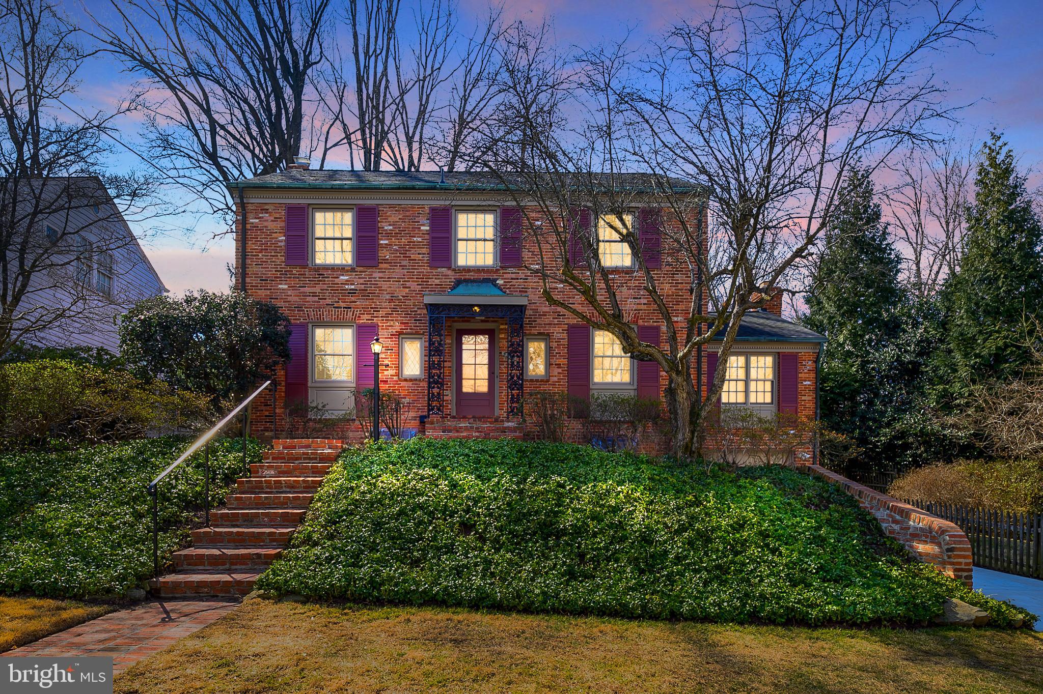 Nestled in the heart of Westmoreland Hills, one of the most sought-after neighborhoods in the greater Washington, D.C. area, 5310 Falmouth Road offers an unparalleled blend of charm, privacy, convenience, and community. CHARACTERISTICS: This classic brick home boasts 4 spacious bedrooms, 2 home offices, 2 full baths, and 2 half baths plus a finished basement, garage and an unfinished walk-up attic (3,137 sq ft of finished space in total). Lot size is just under ¼ acre. This home offers a private setting and backs directly to Westmoreland Park. Step outside to enjoy walking and biking trails (Capital Crescent Tail, The Creek Side Trail, and Little Falls Stream Valley Trail), tennis and basketball courts as well as a baseball and soccer fields, a playground, and serene green space (including a picturesque creek), all without ever crossing a street! RECENT IMPROVEMENTS: new windows (2024) throughout (except in addition), fully renovated basement & bathroom (2024), new concrete driveway (2024), freshly painted exterior (2024), freshly painted interior (2025), refinished hardwood floors (2025), chimney crowns replaced (2022) and roof replaced (2016). NEIGHBORHOOD: Known for its rolling hills and parklands, Westmoreland Hills is a sought-after picturesque and close-knit community, offering both charm and convenience. Ideally located off Massachusetts Avenue, residents enjoy quick access to Bethesda, Friendship Heights, Georgetown and Downtown D.C. along with plenty of shopping, dining, entertainment options and convenient access to the metro and bus. The neighborhood’s Westmoreland Park serves as a central gathering space with tennis courts, trails, and open green space. With a voluntary neighborhood association that fosters community engagement—including the annual Westmoreland Hills Carnival, attended by over 1,500+ neighbors each May—this is a place where people put down deep roots. From its prime location backing to the park to its recent updates and meticulously maintained condition, 5310 Falmouth Road is a rare opportunity.