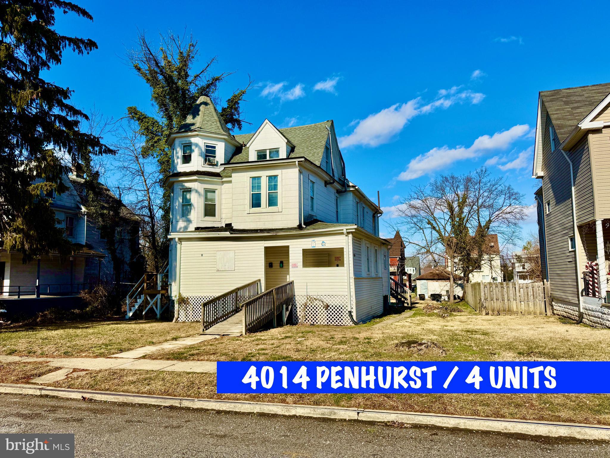 4-unit investment opportunity in West Arlington. Large detached multi-family featuring a classic 2.5-story layout with approximately 2,915 sq ft above grade plus a full basement. Situated on an oversized 10,050 sq ft lot, the property offers separate entrances and multiple porches. Strong value-add potential for investors seeking layout flexibility, repositioning, or long-term hold. Zoned R-1-E. Convenient access to major corridors, public transportation, and neighborhood amenities. Property is being sold strictly AS-IS. Buyer to verify unit count, zoning, and permitted use.