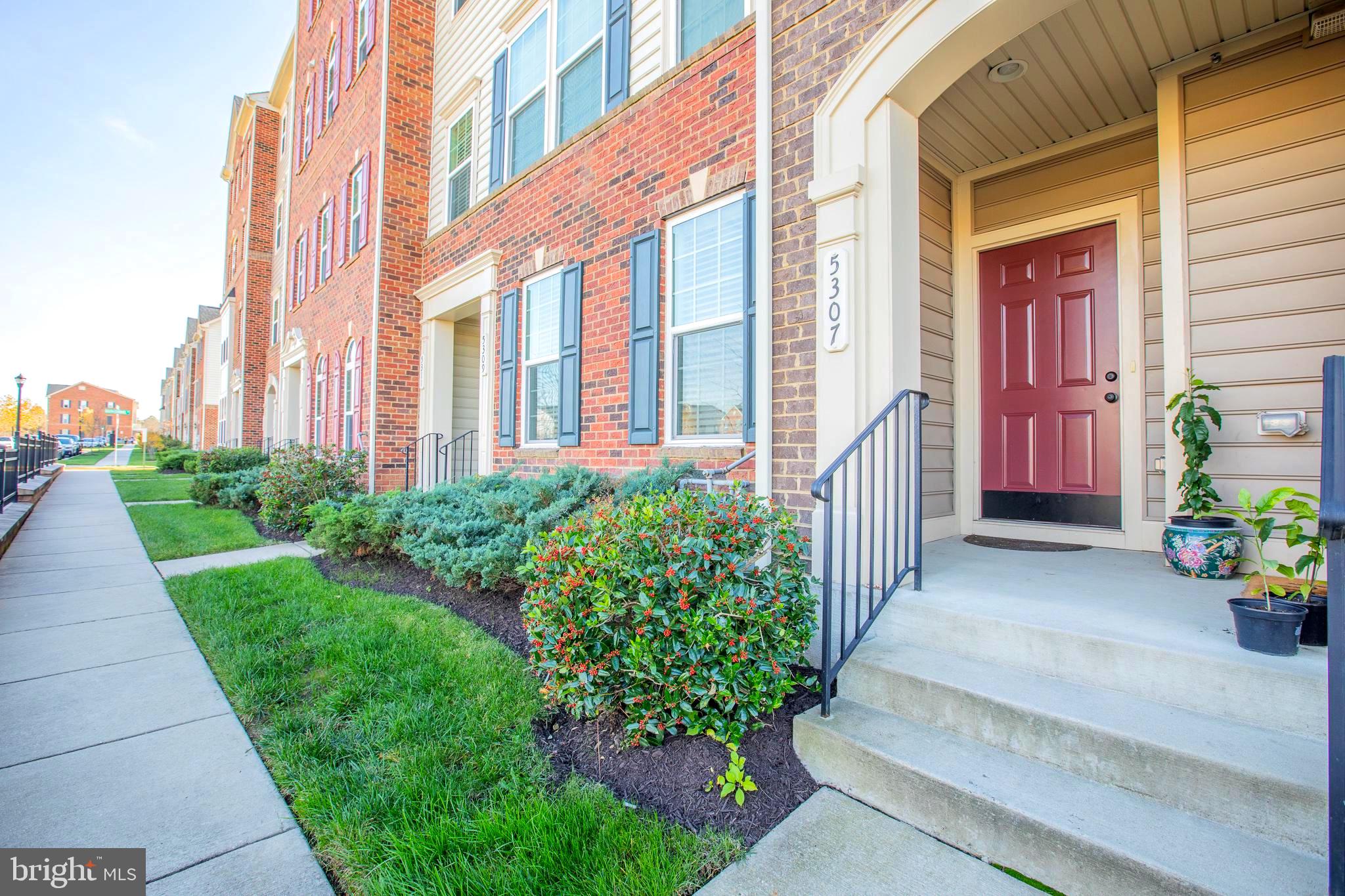 Showings starting next week.  

Spacious and modern townhome condominium in sought-after Greenbelt Station.  Features include an open floor plan with a beautiful gourmet kitchen with a large island great for entertaining, granite countertops, stainless steel appliances, large windows, abundance of natural light, hardwood floors throughout (no carpet), and a finished one car garage with driveway.  Covered balcony just off the kitchen is the perfect place to enjoy morning coffee and allows fresh air all day on the main living floor.  Gas fireplace in the living room makes a very cosy atmosphere in winter.  Bonus room on the main living floor offers a great children's play/study area, home office/library, or TV/sports/music room.  Additional workspace outside the bonus room is great for reading/sewing/crafts etc. with delightful views of the green space and park area across the street.  Ceiling fans in every bedroom. Master BR features a beautiful tray ceiling with 2 extra large walk-in closets and large master bathroom with soaking tub and separate large shower.  The HOA fee includes water, sewer, trash, common area and exterior maintenance, snow removal on roadways, street lights, underground utilities to help prevent power outages, walking paths, sidewalks, and tot playground. There are also many community events planned by the HOA throughout the year.  The community is perfectly located near the University of Maryland, NASA, Greenbelt metro (Green/yellow lines) for easy commuting to the Pentagon, Navy Yard or DC area for shows and events.   We can't wait to schedule your showing today!
