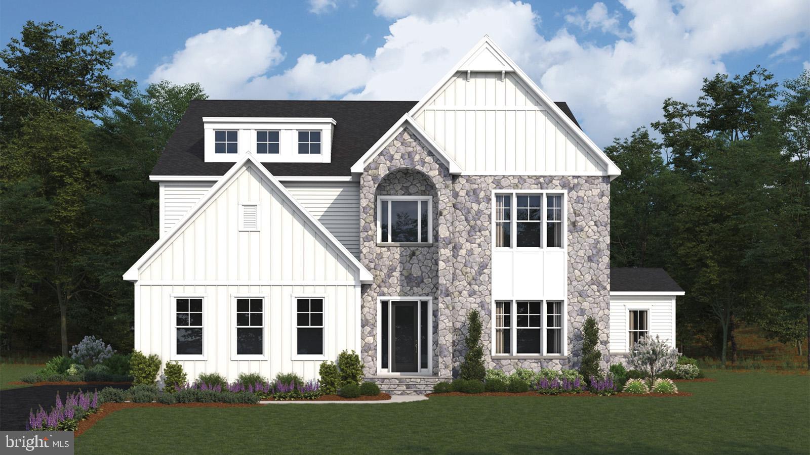 Designed with an extensive grand 2-story foyer, this home plan warmly greets your guests. Complete with dining, foyer, great room, primary bedroom & primary bath tray ceilings, the formal dining and flex room lead you to a spacious beamed ceiling great room, kitchen and first floor bedroom with full bath. The owners entry features built in cabinets and a private entry to the main level bedroom with ensuite full bath. All bedrooms have their own private baths and walk in closets.  The expansive Primary suite has dual walk in closets, sitting area and primary grand bath including a free-standing tub and spa-like shower. This design offers a finished recreation room and the basement bedroom and full bath are complete for your convenience. September Delivery. Up to $10,000 total closing cost is tied to the use of DHI Mortgage.