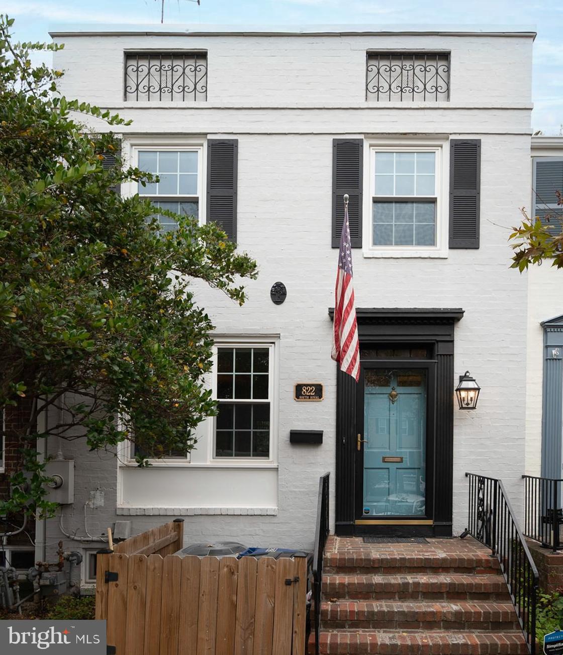 Welcome to 822 S Royal Street, a renters dream.  This 3 bedroom, 2 full bathroom townhome has recently been meticulously updated by the owner.  The townhouse is perfectly situated over 3 fully updated levels.  Enter the main door to an oversized living space with gas fireplace and rear facing updated kitchen with adjacent dining room.  The main floor has a rear deck off the dining space and walks down to an oversized flagstone patio.  The second floor boasts 3 bedrooms and 1 newly updated bathroom.  The second floor closets have exceptional storage and the bedrooms have customized closet systems that will remain available to the tenant.  The lower level has a gorgeous oversized laundry room, 2 large storage spaces and a living room area that leads to the fenced in backyard.  This updated townhome in Yates Gardens is zoned for Lyles Crouch and in close walking to distance to all Old Town has to offer.  A rare opportunity to rent a newly renovated unit with owner grade improvements, such as, exceptional light fixtures, high end appliances, paneled dishwasher and new flooring.  The home will be delivered unfurnished, but the current tenant will sell some existing furniture should the new tenant be interested.