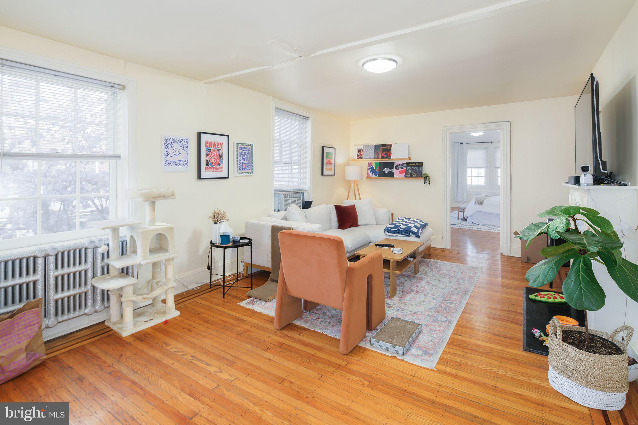 VIDEO TOUR AND FLOOR PLAN OF THE UNIT AVAILABLE! PLEASE INQUIRE FOR IT! Newly upgraded kitchen! Available on May 1st. AMAZING and HUGE One Bed One Bathroom apartment in the highly coveted and quiet Fitler Square neighborhood! Steps from the Schuylkill River Park, Rittenhouse Square, tons of shopping and dining options, the expressway, and public transportation. Excellent condition and extremely tight security!! The unit has a big living room, kitchen w/ ISLAND, and bedroom! The bedroom so large that you can easily fit your office, a work station, or even a workout area. Make this place your own -- it will not last! There is a shared laundry machine in the building that is FREE to use. Again don't wait long, it will not last at this price!  Resident is responsible for Electricity and pays $60 per month for Water. Heat and gas are INCLUDED in your rent. There is central radiator heat in the building to make the space very cozy in the winter! The first month, last month, and one month security deposit due prior to move-in. $39.99 application fee per applicant. Pets are not allowed.