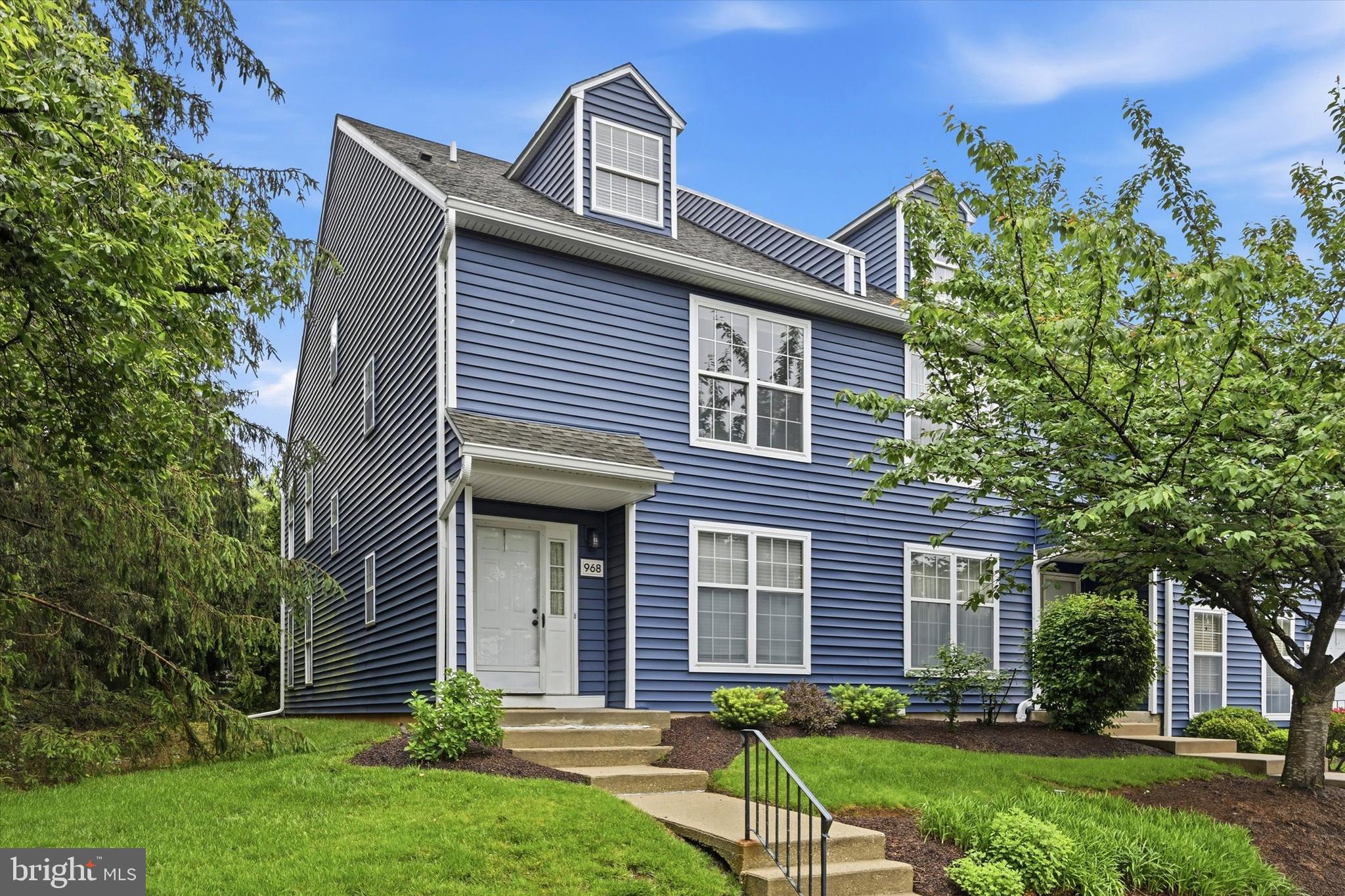 Welcome to 968 Roundhouse Ct., a spacious end-unit townhome in the highly desirable Exton Station community offering 4 levels of versatile living space! This 3-bedroom, 2.5-bath home features thoughtful updates throughout, including new flooring on the first floor and in the finished basement, newer siding, HVAC system, hot water heater, and refrigerator, along with a roof covered by a 30-year warranty through the HOA.

The raised kitchen and dining area create an open, elevated feel overlooking the main living space, while the living room flows directly to the deck—perfect for relaxing while enjoying views of the peaceful backyard. The finished basement offers flexible additional living space ideal for a media room, gym, or home office. Upstairs features convenient second-floor laundry, spacious bedrooms, and a primary suite with private balcony. The third-floor loft adds exceptional versatility, perfect as a third bedroom, office, or playroom.

As a larger end-unit, the home offers enhanced privacy and abundant natural light. The home is competitively priced, and an adjacent end-unit recently sold for $510K, highlighting strong potential for future equity growth.

Located in Exton Station, residents enjoy low-maintenance living with lawn care and snow removal included, along with community amenities such as a pool, clubhouse, basketball and tennis courts, playground, open fields, and scenic walking trails. Ideally situated just minutes from West Chester Borough, Exton shopping and dining, and major commuting routes.

Schedule your showing today!