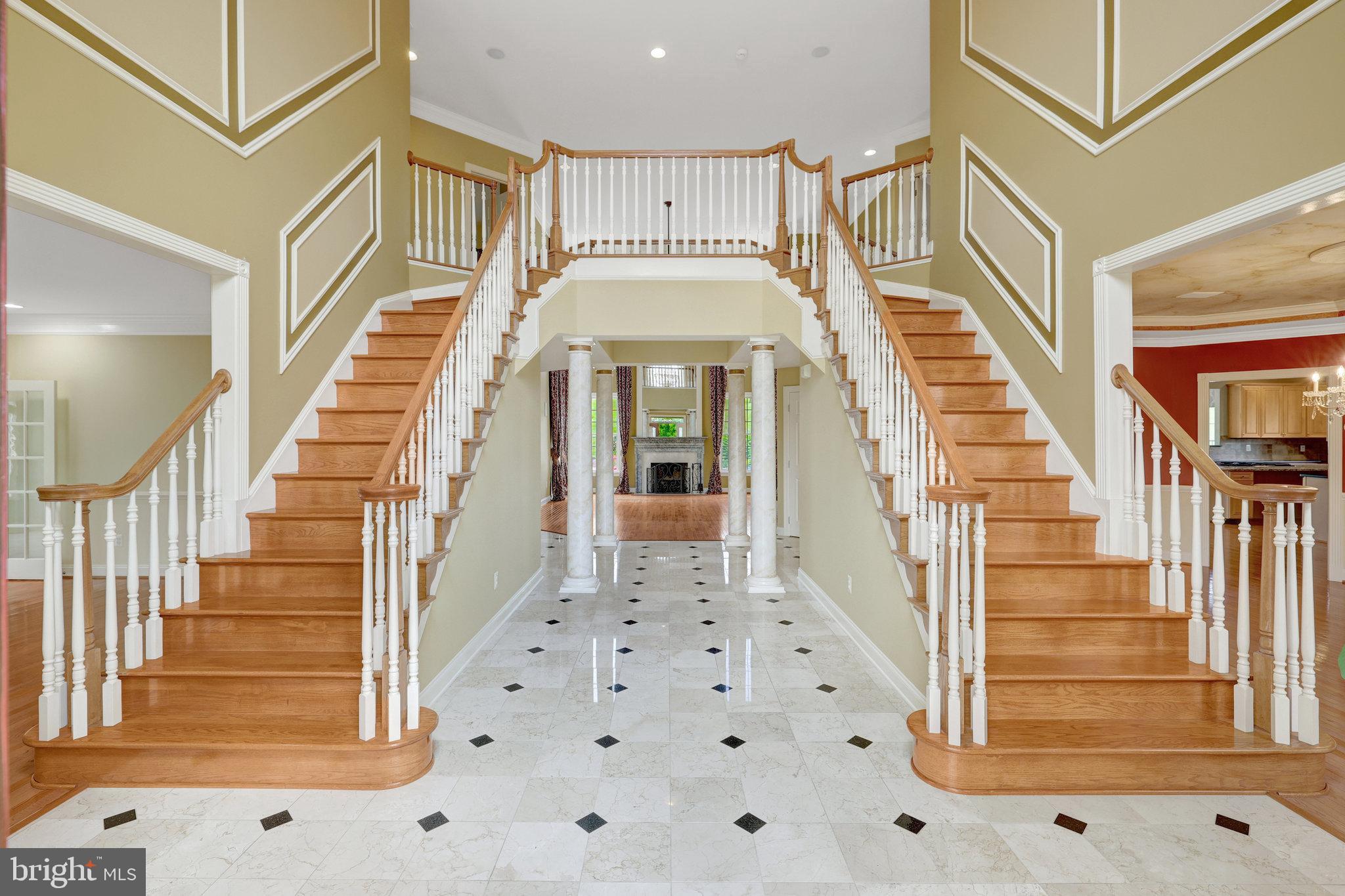PLEASE KEEP SHOWING AS WE ARE TAKING BACKUP CONTRACT OFFERS!!  An AMAZING GRAND ESTATE HOME & PRICE!! Gorgeous Rare Royal Circular Driveway "#1", Magnificent Grand Double Staircase "#2",  Memorable Blue Horizon Heated Swimming Pool with Waterfall, Tanning Platform, Brick & Stone Patio & a Gas Fire Pit "#3" ... All 3 of these Amazing Features IN ONE HOME & for Under $2.100,000!!! All for Fun & Joyful Grilling & Entertaining!! This Unique Grand Estate Home with a Multitude of Prestigeous Features ALL IN ONE HOME & Overlooking 3.28 Acres!!! The Double Brick Post Entry onto the Beautiful Drive & Stroll into this Grand Estate Home Features an Enhanced High-Quality Tile, 4 Faux Marble Columns & an Exquisite Foyer Authentic Crystal Chandelier plus a 20+ Ft. Ceiling ... Let the Excitement Begin!!  Radiant Dining Room Hardwood Floors, Remarkable Family Room Also with 20+ Ceiling, Spectacular Masonry Fireplace & a 14 Ft. Mantle to Ceiling Mirror Adorns this Memorable Living Environ!! And as You look to Your Right You Gaze Upon the Wonderful & Elegant Dining Room with A Special Trey Faux Marble Ceiling & a 2nd Authentic Crystal Chandelier!!! More Viewing Adventure as You Approach the CHEFS Gourmet Kitchen with Granite Counter Tops, Ornate Wood Cabinets, Lavish Granite Kitchen Island plus a 3rd Authentic Crystal Chandelier In the Breakfast Area &  Stainless Steel Appliances!!!  Enjoy this Amazing Multi Interior View All from the Entry Foyer!!! This Grand Estate Magic Will Keep You Happy, Revitalized & Relaxed!! 4 Bedrooms, 4 Full Bathrooms, 4 Walk In Closets, 3 Car Side Load Garages!!  2 Tremendous Open & Airy SUNROOMS Encourage You to RE-ENERGIZE Yourself Each & Every Day plus an Upscale Office/Den with Exceptional Wood Bookcases & Stunning Floors!!! Replaced Radiant & Exquisite Hardwood Floors Throughout the Upstairs 2nd Floor along with a Captains Perch Overlooking the Family Room & Foyer plus a 3rd Staircase that leads to the Family Room & Kitchen too!! A Superior Master Bedroom with 2 Columns, Sitting Room, Extravagant Hardwood Floors, 2 Walk In Closets, 2 Separate Sinks, Soaking Tub with Jets!! And a Replaced Classy & Separate Shower adds to this Already Friendly & Glowing Home!! 8 Impressive Ceiling Fans throughout this Fantastic Home & 2 of them are Very Unique Paddle Fans!! Exceptional High Level of Workmanship Highlight the Brick Quoining on the Exterior of this Top-of-The-Line Estate Home plus 7 Hi-Tech Exterior Security Cameras & the Entire Interior Boasts A Full Hi-Quality Sound System Plus Built In Speakers!! Beautiful Landscaping plus An Impressive Regal Circular Driveway Awaits You Each Morning & Evening as You Access Your Majestic Environ!! Only Moments Away from Your Front Door is Old Town Leesburg with many Jolly & Enjoyable Restaurants-Bars, Shops & Joyous Activities!!  Leesburg's Executive Airport is right around the corner & Dulles International Airport is 20 minutes down Route 28!!! An easy ride to Tysons Corner, ONE Loudoun & Winchester all on Route 7!! A Day or A Weekend at Charles Town Raceway is a quick drive-up nearby Route 15!! Virginia Vineyards & Craft Beer Breweries are all around you to Enjoy on those Delightful Times when You, Family & Friends want to Imbibe & Celebrate an Outstanding Event or just share a Hospitable & Happy Fun Time!!! COME & EXPERIENCE THIS RARE, UNIQUE & ONE OF A KIND ARRAY OF THE MOST IMPRESSIVE FEATURES ON THE MARKET FOR SALE!! And the Best part of Owning this Grand Estate Home is You do not need to over pay for a 6 or 7 bedroom house and You do not need to over buy for a finished basement that You do not need in order to get All of The Amazing Luxuries that this EXQUISITE HOME Has Now!!! BUY NOW ... ENJOY NOW ... GROW LATER when You need the extra space!!! And if You do You can Create EXACTLY the basement features You Want!!!