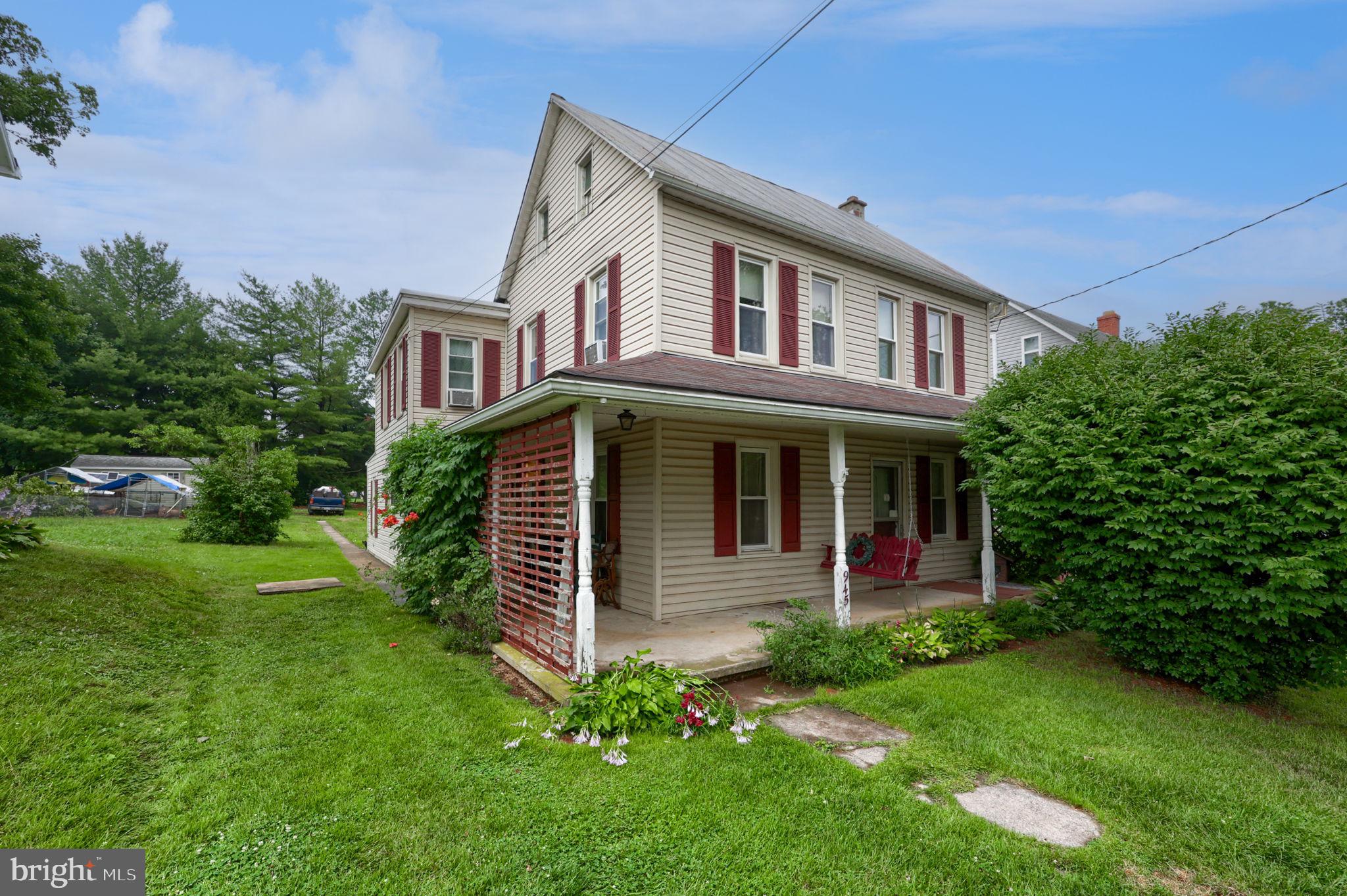 Excellent Opportunity to buy an Affordable Single Family Home in Ephrata School District ready to make your own - With approximately 1,662 sq ft of living space, this home features 3 bedrooms (1 with a privacy violation), 2 Full bathrooms (1 on each floor), spacious room sizes, Updated exterior, 1st floor laundry, Functional layout with a large kitchen, living room and additional bedroom/office on the 1st floor - Enjoy the peaceful setting with a wrap around porch and level rear yard perfect for entertaining, family time or gardening - Just minuets from Rt 322 + Rt 501 makes for an easy commute - Within walking distance to Hopeland Park and short drive to Speedwell Forge + Middle Creek to enjoy the outdoors.