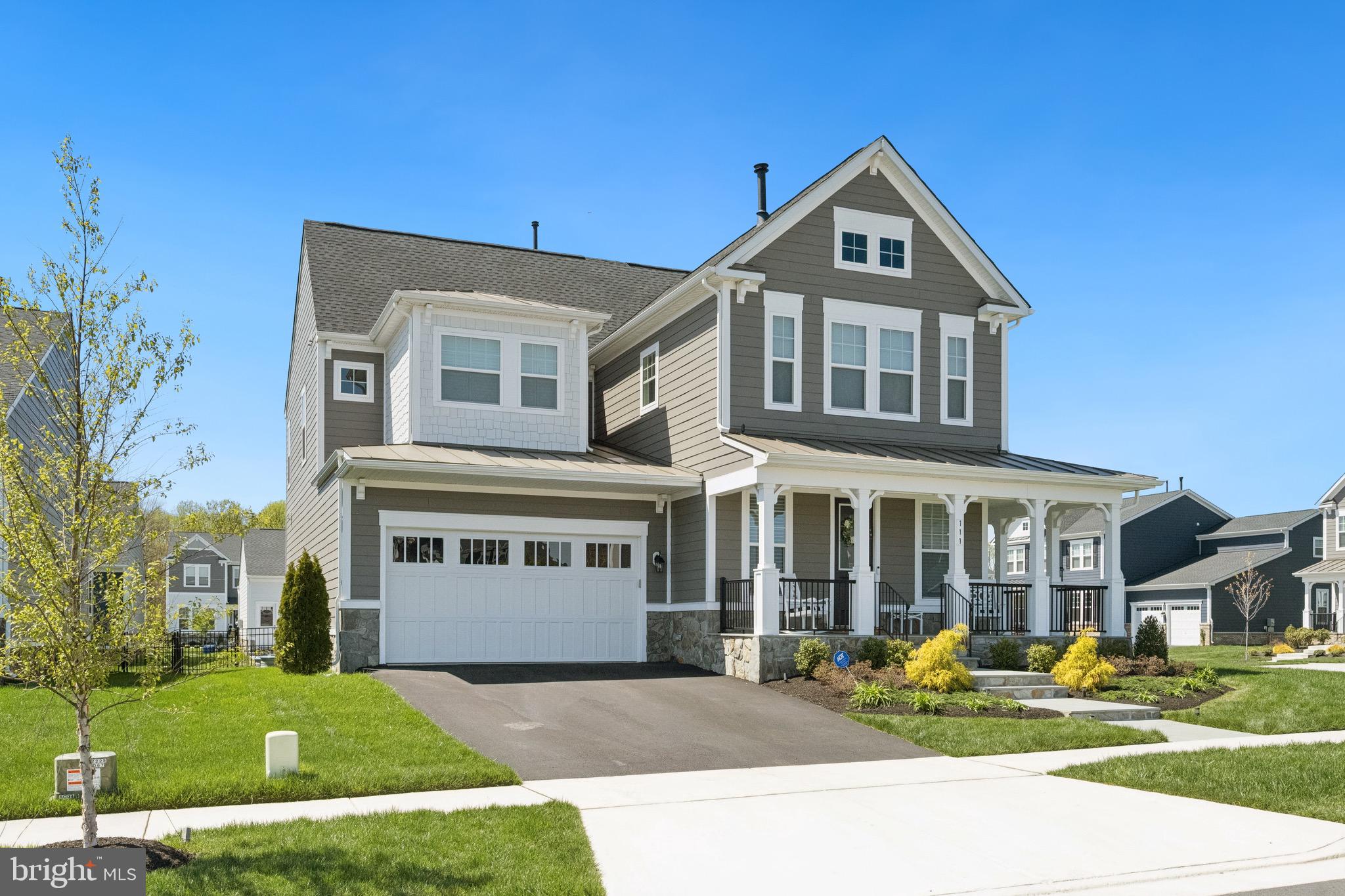 Simply Perfection!
Stunning, nearly new 3-year-young masterpiece checks every box and then some. From the moment you step inside, you're greeted by an expansive open floorplan anchored by a main-level great room, all enhanced by sleek luxury vinyl plank flooring across the top two levels.
Stylish barn door adds charm and privacy to the dedicated office space—ideal for work-from-home life or quiet productivity. The chef-inspired gourmet kitchen is an entertainer’s dream, boasting a massive center island, high-end finishes, and ample space for gathering.
Upstairs, you'll find four generously sized bedrooms, including a Princess Suite with its own private full bath. An additional full bathroom features dual sinks for added convenience. The show stopping Owner’s Suite is a luxurious retreat with space for a private sitting area, a dressing nook, and an incredible spa-like bath featuring dual vanities and abundant cabinetry.
The fully finished lower level is a haven for relaxation and fun, complete with a spacious family room, cozy fireplace, built-in wet bar, and plenty of space for your pool table or home theater setup. A fifth bedroom and full bath are already in place, while the sixth bedroom is partial completed (with window and window treatment)   ready for your personal touch.
And let’s not forget the custom upgrades—epoxy-coated garage floor, in-ground sprinkler system, and curated outdoor lighting that enhances the unique beauty of this large corner lot, perfectly positioned to face a peaceful common area.
There is truly nothing missing in this incredible home—move right in and enjoy the lifestyle you deserve!