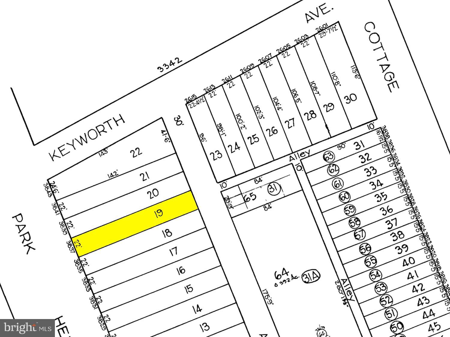 ONLINE AUCTION:  This auction takes place on the Ashland Auction Group Website Bidding Platform.  Bidding begins 6/8/2026 @ 10:00 AM. Bidding ends 6/10/2026 @ 12:20 PM. List Price is Suggested Opening Bid. Deposit: $5,000.
 +/- 3,132 ft² located in the Greenspring area.
JUST MINUTES to Cold Spring Park, Druid Hill Park and Lake Ashburton.
Easy access to major traffic artery Park Heights Ave.
Property is vacant.