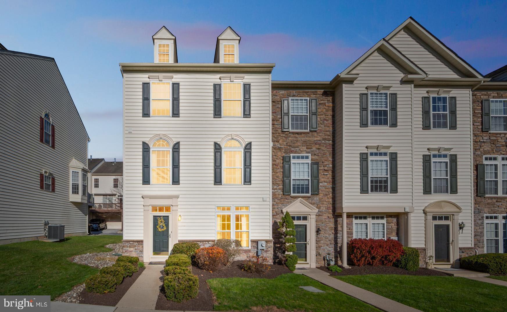 Welcome to 1704 Northridge Court, a rare and radiant end-unit right on the courtyard of Northridge Village—one of Phoenixville’s most sought-after townhome communities. Known for its build quality, landscaping, and unbeatable location, Northridge offers the perfect blend of peaceful suburban living and walkable access to the vibrant heart of town.

This three-bedroom, two-and-a-half-bathroom home is bathed in natural light from sunrise to sunset, thanks to oversized windows and its unique courtyard end-unit positioning. From the moment you step inside, you’ll sense the care and attention invested in every detail—both aesthetically and functionally.

The open-concept main level flows effortlessly between the living room, dining area, kitchen, and private outdoor patio, creating an ideal space for entertaining or relaxing in style.  The layout is completely uninterrupted, offering a clean and modern feel throughout while still feeling cozy and at home with a gorgeous stone fireplace. The kitchen is a true showpiece, featuring a custom quartz island (2021), porcelain sink, Bosch appliances, a five-burner gas stove (2021), and a brand-new microwave (2025). Sleek lighting and ample counter space make it both beautiful and practical.

When you enter the home you are greeted by a spacious and versatile lower level which can be used as an office, playroom, exercise are or additional space for relaxation and entertainment.

Upstairs, the primary suite is a tranquil retreat, complemented by two spacious secondary bedrooms perfect for guests, home offices, or family members. Recent upgrades include fresh paint, new ceiling fans, and carpet installed in 2020, as well as all new toilets in the last several years. The custom blinds throughout the home remain, enhancing both style and functionality.

Additional features include a washer and dryer (2017), a new water heater (2020), and numerous other thoughtful touches that make this home truly move-in ready.

Step outside and enjoy morning coffee or evening dinners on the peaceful patio, or take advantage of direct access to the Schuylkill River Trail, just steps away. Whether you're walking into downtown Phoenixville for brunch, browsing boutiques, or enjoying the town’s vibrant dining and arts scene, this location offers unmatched convenience and lifestyle. With tree-lined sidewalks, mature landscaping, and direct access to the Schuylkill River Trail, Northridge Village offers the perfect setting for daily walks, bike rides, or simply enjoying the outdoors. It’s a peaceful, suburban retreat with an inviting community feel—close enough to walk into downtown Phoenixville, yet tucked just far enough away to offer a quiet escape from the bustle.

With its abundance of natural light, rare courtyard location, and a long list of modern upgrades, 1704 Northridge Court isn’t just a beautiful home—it’s a standout in a community that already sets the bar high.