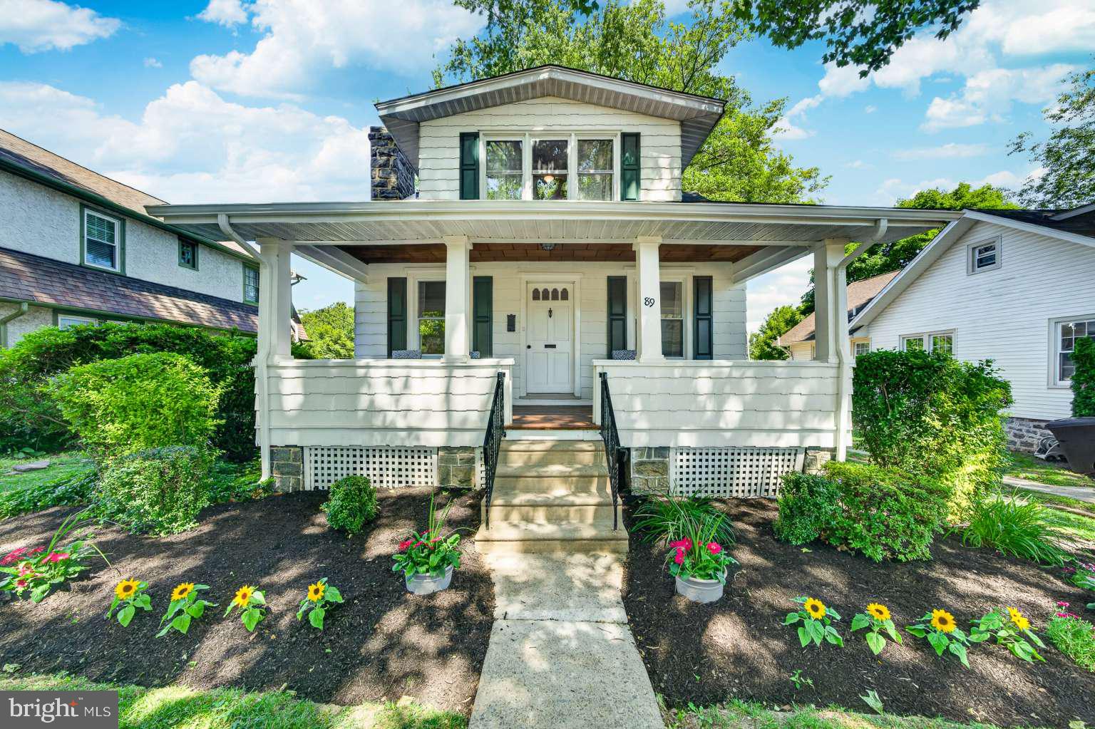 Charming, Newly Refreshed Home on Tree-Lined Saxer Avenue
Set along picturesque, sycamore-lined Saxer Avenue, this inviting Arts & Crafts cottage blends classic charm with thoughtful, modern updates. A breezy front porch and screened back porch frame the home, providing spaces to relax, gather, and enjoy the neighborhood. Inside, light-filled living spaces are warm and refreshed. A front room anchored by an original stone fireplace flows easily into a bright dining area and a fully reimagined kitchen, the true heart of the home. Custom-designed with a spacious quartz island, crisp white cabinetry, and a full suite of high-end stainless steel appliances, it’s built for everyday living and effortless entertaining. Recent improvements include a new roof & gutters, central air, updated electrical and plumbing, and all-new appliances (2026), providing comfort and peace of mind.

The main level offers two bedrooms and a full bath for convenient one-floor living, while upstairs adds two more bedrooms, an additional full bath, and a large walk-in attic with expansion potential. A large, partially finished walk-out basement opens directly to the back yard (ideal for play or entertaining), as well as off-street parking for three or more cars.

Perfectly located just steps from shops, dining, parks, and schools in the award-winning Springfield school district, this home offers a rare balance of leafy suburban calm and walkable convenience. From the front porch, enjoy a front-row seat to neighborhood traditions as parades pass down Saxer Avenue.

A home with character and class, and a fresh new chapter ready to begin.