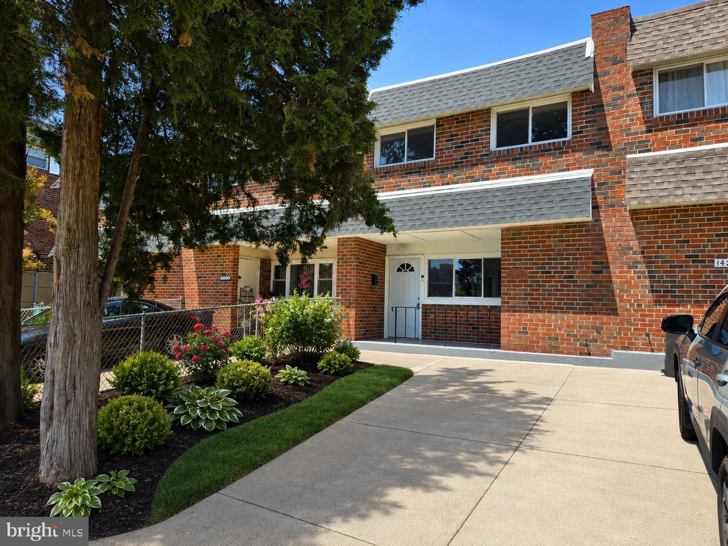 This is your opportunity to own this fully renovated, 3 bedroom / 2 full bathroom, home featuring 2-car parking and a large fenced yard.  Located in a modern 1960s built development, just a stone's throw away from Center City and tucked away on a quiet cul-de-sac.  The light-filled first floor features an open floor plan with your living room, dining area, and a brand-new kitchen boasting stainless steel appliances, quartz countertops, and a large breakfast bar. It also includes a washer/dryer closet (with space for pantry shelves), an over-sized coat closet and access to the expansive rear yard through the new glass sliding door.  The second floor has three bedrooms with ample closet space and two brand new luxury bathrooms.  This house has been fully gutted inside and out with everything replaced including big ticket items such as the roof (with a 15-year warranty), skylight, windows and doors.  The central air HVAC system has been updated including an AC condenser unit.  All plumbing has been updated, including a new water heater. Electrical work has also been updated to include a new circuit breaker and recessed lighting throughout.  You'll find luxury vinyl plank flooring throughout the house including the staircase.  Additionally, there is a large storage closet off your front porch, a front yard area and parking for two cars. The home is conveniently situated near all forms of public transportation, offers easy access to I-676 and I-95, and is a short walk from grocery stores, restaurants and Temple University's main campus.  This property is priced to sell and won't last long!