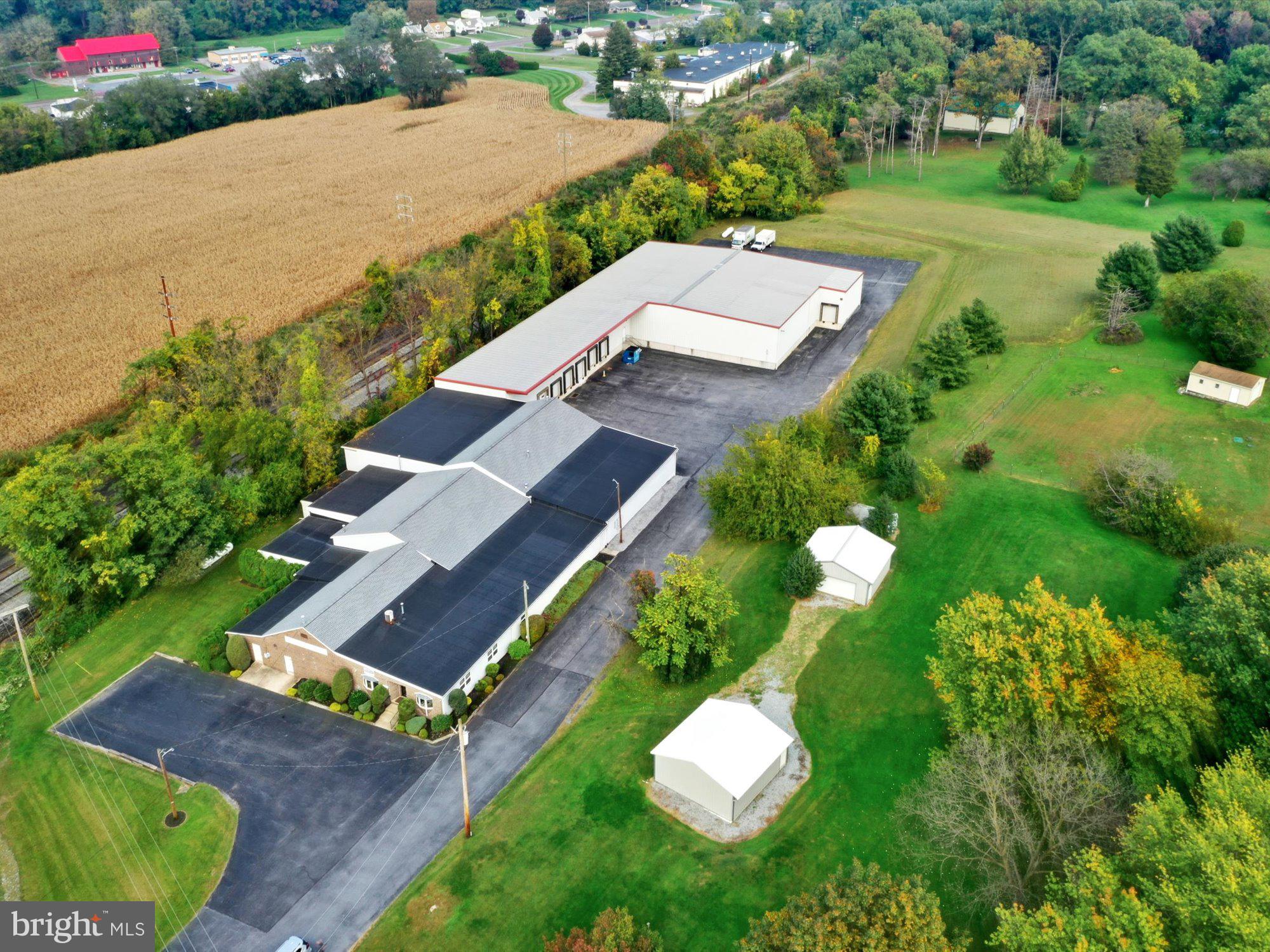 Exceedingly well maintained commercial/industrial warehouse opportunity located in Robesonia PA. This property features 35,000 sqft on over 4 acres with easy access to Rt 422 and surrounding areas. Generous office space, 11 loading docks, and ample parking for large commercial trucks and equipment.