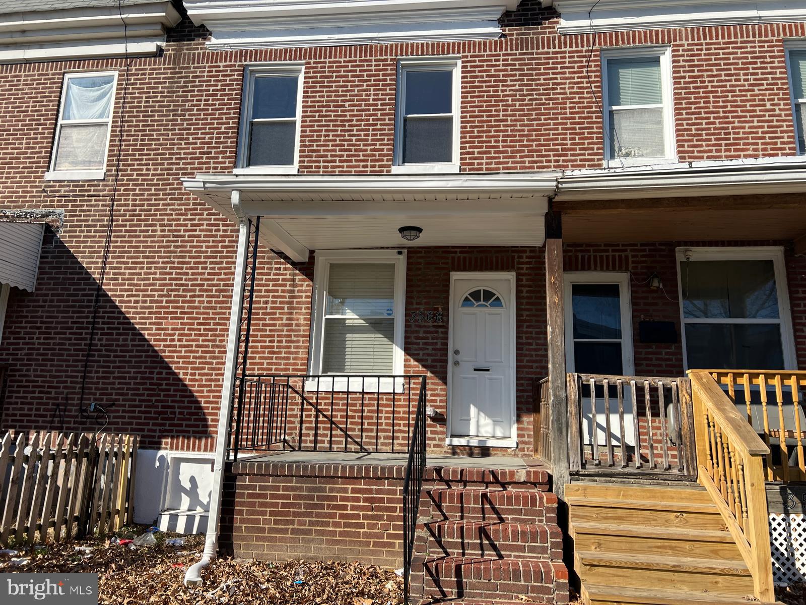 Set up as a duplex but not metered separately.  Perfect opportunity to live in the upper or lower unit and renting out the other unit.  Beautifully newly renovated 3-bedroom, 2-bath rowhome offering approximately 960 sq ft (above grade) of modern living space. Features an updated kitchen and baths, fresh finishes throughout, and an efficient layout designed for both comfort and functionality. Ideal for homeowners or investors seeking a move-in ready property in a convenient location. Close to shopping, dining, and major commuter routes. Schedule your showing today!
