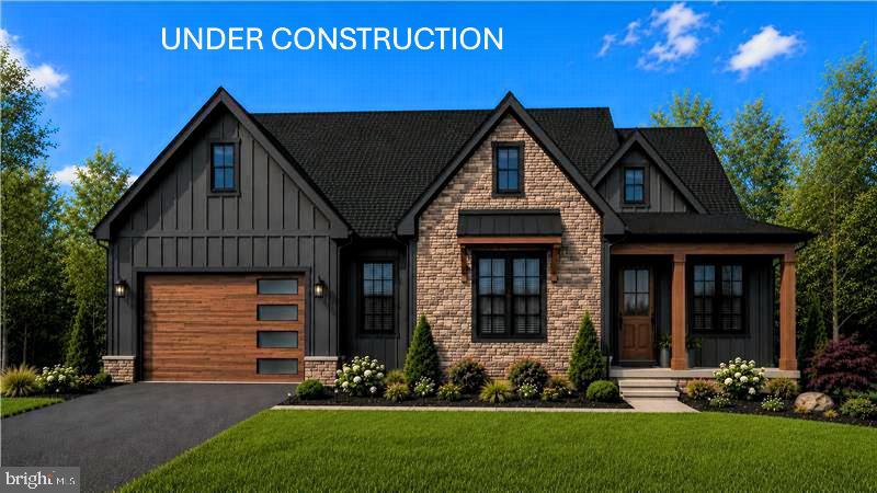 November 2026 delivery! Premium corner lot for your new home with 2 + / - acres situated in the new community of Hallmark Glen!!! Impressive homes in this community offers privacy and convenience for commuters and access to amenities. This home fits perfectly and will include the following: 4 bedrooms with 3.5 baths and an office or flex room. Ranch craftsman style home with Hardie board siding and includes a 2 car garage. Quality construction nicely upgraded with full kitchen appliance package, quartz, luxury vinyl plank flooring, soft close cabinets, vaulted ceilings & more.  No deck or porch included with this attractive pricing. "Please note: The photos shown are of a similar completed home. The specific home may vary in floor plan, finishes, or upgrades. The builder reserves the right to substitute materials that may not be available to avoid delays."