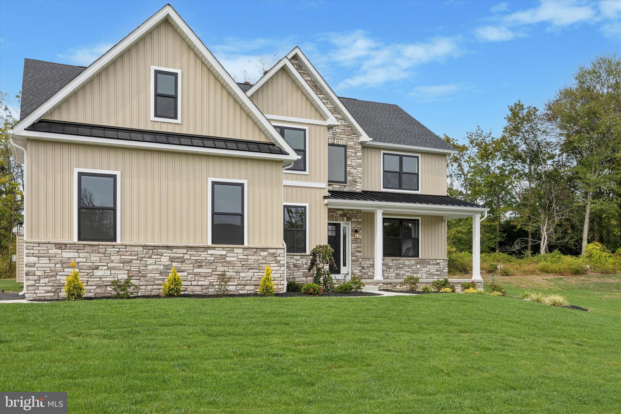 2026 Starts with Savings! Builder is offering their newest Model Home with over $100K in Discounts! This stunning, move-in-ready new construction single-family home is located in a quiet cul-de-sac, on .73 acres, in the highly desirable Worcester Township, part of the award-winning Methacton School District.  Enjoy easy access to major routes including 363, 422, 29, 476, and 76, and find yourself just minutes from grocery stores, luxury shopping, Valley Forge National Historical Park, King of Prussia Mall, Skippack Village, and Providence Town Center in Collegeville. With nearly 3,500 square feet of beautifully designed living space, this home is filled with premium upgrades throughout. Wide-plank hardwood flooring spans the entire first floor, complemented by sleek black Andersen windows, contemporary black plumbing fixtures, and stylish midnight black lighting. The first floor features a formal dining room, an expanded gourmet kitchen with rich cabinetry, stainless steel appliances, upgraded quartz countertops, a stunning tile backsplash, farmhouse sink, and a spacious breakfast area. A sun-drenched sunroom opens to a low-maintenance composite wood deck, while the cozy family room features an upgraded fireplace perfect for gathering. A mudroom and a private home office or study complete the main level. Upstairs, you'll find a luxurious primary suite with a sitting area, an oversized walk-in closet with built-ins, and a spa-like bath featuring dual vanities, a tiled shower, a private water closet, and linen storage. The second bedroom includes a walk-in closet, while the third bedroom offers private access to the hall bath with dual vanities. The fourth bedroom boasts its own en-suite bathroom, ideal for guests or family members seeking extra privacy. Additional highlights include a full basement with 9-foot ceilings—ready to be finished—and an oversized 2.5-car garage.  Low HOA- $300  PER YEAR. Property taxes will be assessed after settlement; any quoted taxes are estimates only. The listed price includes current New Year Savings Incentives and a Lot Premium Waiver, making this an exceptional value. (Please note: some photos may have been virtually staged.)
