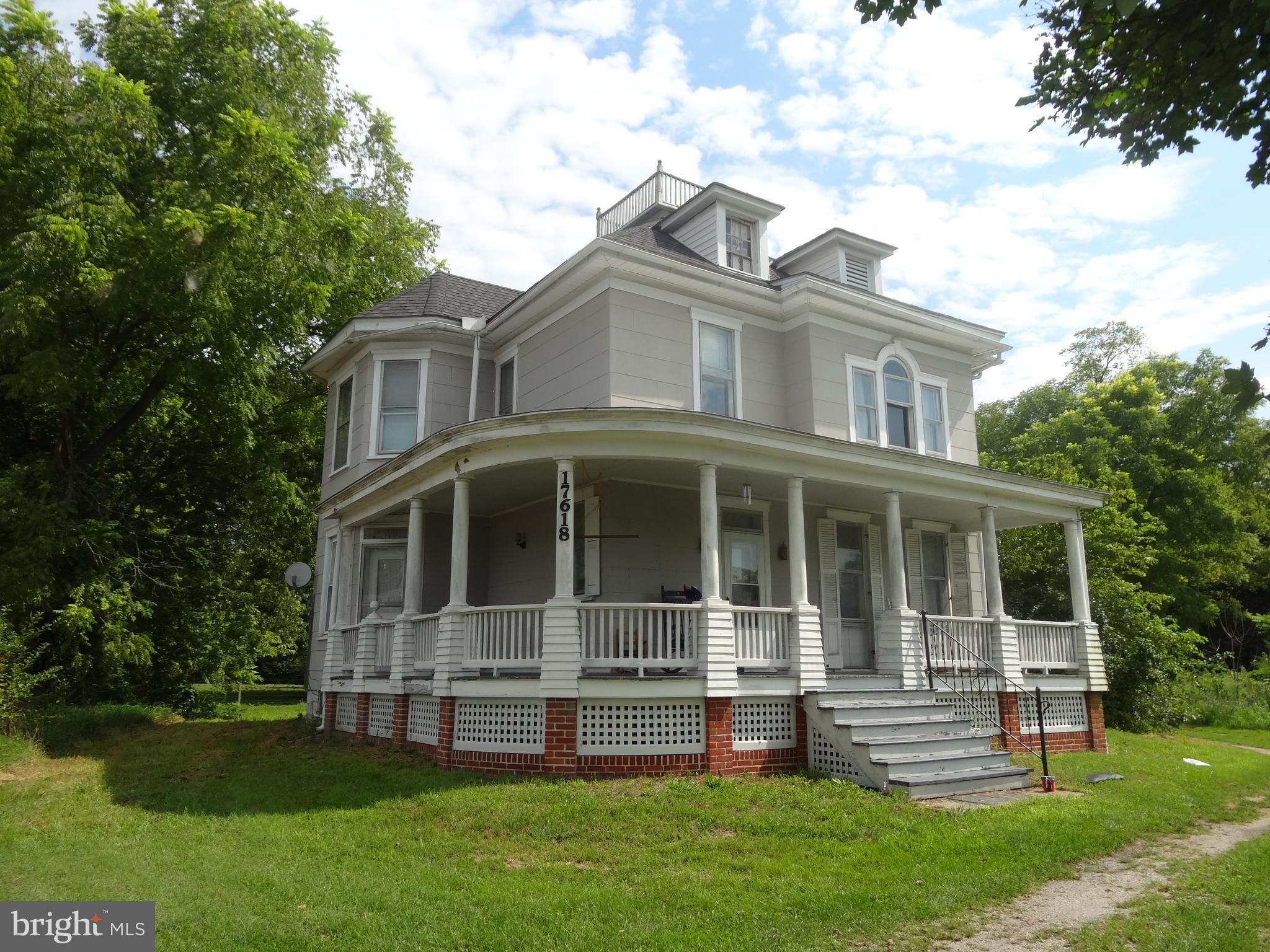 Additional price improvement! Come back for another look! Charm and personality ooze from this turn of the century Swedish Victorian known as Lydia Manor. 3 bd/2 full bath w/1600+ sqft on 4.35 acres. A stream borders the right side of the property. Several well maintained outbuildings Ductless a/c exists on all floors - Mitsubishi system with 5 internal heads, and is 2 years old. Recently replaced washer.  Well pump replaced w/in the last 5 years, and pressure tank is less than a year old.  Ideal home-site, farmette, or location for business (check zoning). Amazing home with a storied history. Large, level, and fantastic lot.