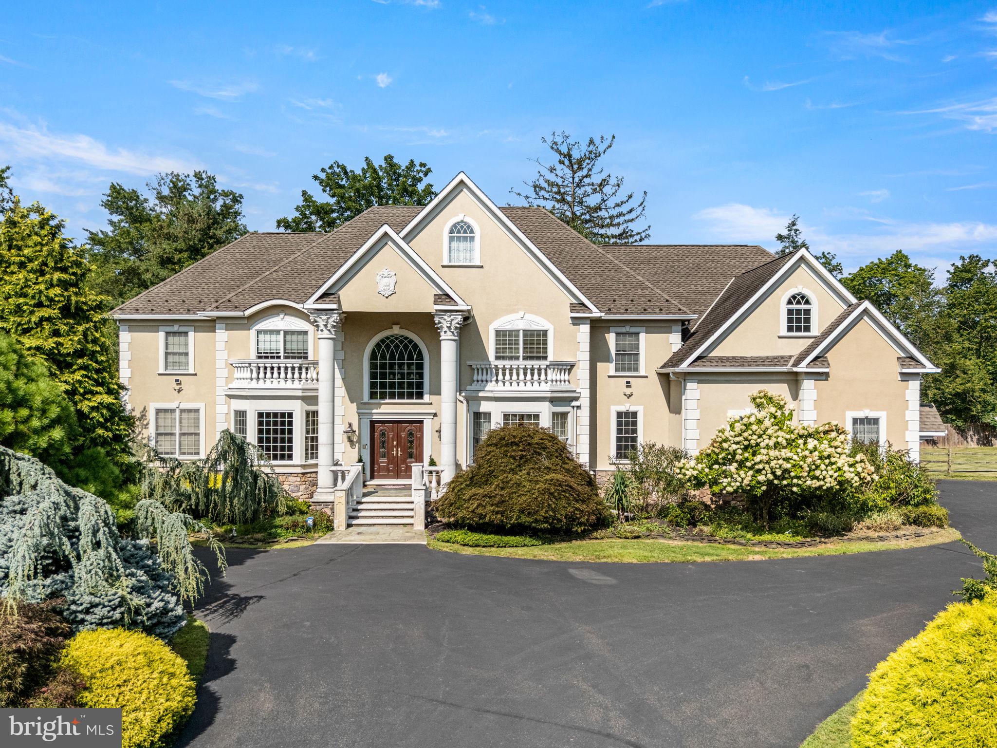 Welcome to 434 Meetinghouse Road, where thoughtful updates, recent renovations, flexible living space, and an exceptional location come together in one remarkable home. Situated in the highly regarded award-winning Upper Dublin School District with the Elementary school at walking distance, this move-in-ready property offers comfort, efficiency, and versatility for today's lifestyle.
Travel down the private driveway to the circular driveway to the show stopper colonial style home situated on over 1 acre of private landscaped ground, 3 garage spaces, with a ton of custom mill work and moldings, and plenty of upgrades make this home stand out from the rest. Enter the double doors to the two-story grand foyer a curved staircase with a wrought iron railing and gaze upon the hand painted medallion on the ceiling that is home to the imported chandelier that offers a motorized lift.
Step inside to discover recent renovations, including brand-new flooring throughout the living room and bedrooms, new carpeting, and updated ceiling fans and lighting fixtures. The first-floor features radiant heated marble flooring, providing warmth and comfort during the colder months. Generous living spaces are filled with natural light, creating an inviting atmosphere for both everyday living and entertaining. Tucked away next to the office is a formal powder room with a one-of-a-kind exceptional vanity that is referred as a Louie from France.
Need extra space? The partially finished basement offers endless possibilities for a recreation room, home gym, playroom, or office, while the fully finished attic provides even more flexible living space to fit your needs.
Designed with comfort and efficiency in mind, the home features a highly energy-efficient six-zone heating and 3HVAC cooling system, allowing personalized economic climate control in every room. Outside, enjoy a spacious setting with room to relax, gather, and create lasting memories.
Right off route 309, Ideally located near Ambler's vibrant downtown, restaurants, shopping, parks, major roadways, and public transportation, this home combines suburban charm with everyday convenience. Opportunities to own a beautifully updated home in an award-winning school district are rare - schedule your private tour today.