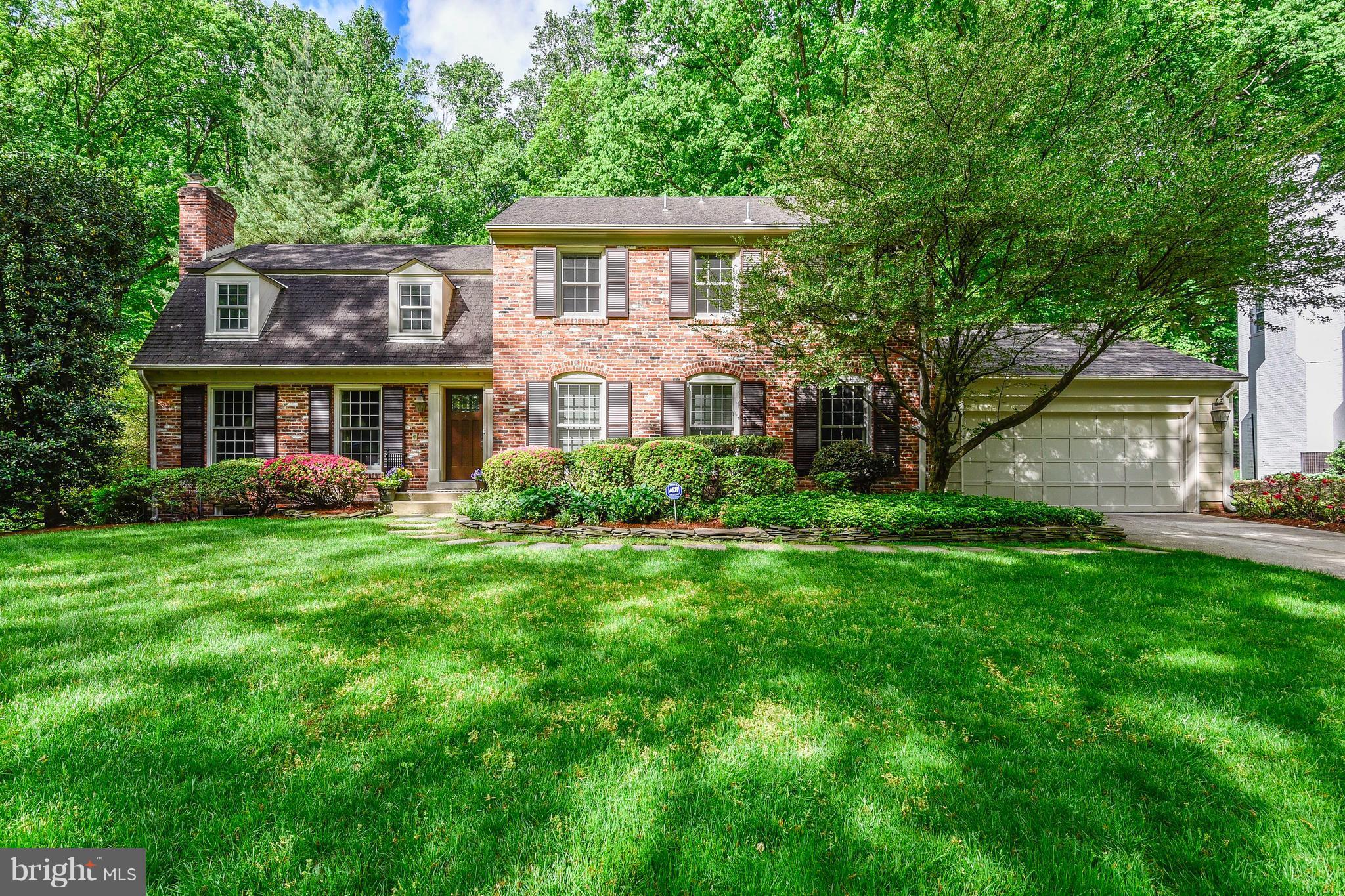 Unbelievable opportunity to own in popular River Falls!   Highly upgraded and expanded Haverhill model  blends luxury, flexibility and lifestyle all under one roof.  At the heart of the home is a drop-dead gorgeous, fully custom gourmet Kitchen designed for serious cooking and effortless entertaining - featuring two full size refrigerators, double dishwashers, double wall oven, a five burner gas cooktop with a professional hood, custom cabinetry w/exceptional storage and generous counter space for home chefs and bakers alike.  A spacious eating and entertaining area with a vaulted ceiling and a Palladian window overlooks a gorgeous backyard.  The sunny, separate billiard/playroom/recreation room next to the eating area offers two skylights, a wall of built-ins, a wine refrigerator and access to the amazing, private, level backyard backing to dedicated green space.  The wonderful southwestern exposure floods these rooms with beautiful sunlight.  Adjacent to the Kitchen/Recreation Room is the Family Room with a handsome, fieldstone floor-to-ceiling, wood burning fireplace, creating a warm and inviting gathering space.  This open floor plan offers a space where you will make lasting memories hosting friends and family, from casual get-togethers, special holidays, class parties to unforgettable celebrations.  Quietly tucked away is the private home office with two walls of custom built-ins--the perfect space for those working/zooming from home.  Don't miss the coveted, oversized mudroom keeping backpacks, boots, and life beautifully organized with direct entry from the two car garage! Upstairs, the Primary Suite has 2 large walk-in closets, a renovated spa-like Primary Bath with a large, stall shower.  Four bedrooms, a renovated hall full bathroom and a "buddy" full bath and the laundry room complete this level-practical and perfectly placed.  The finished Lower Level provides even more flexibility with a media/rec room, a potential au pair/guest suite with a full bathroom and an exercise room.   Upgrades include a main level sound system interconnected to the tv's, replacement thermo-pane windows, a new hot water heater (2025), an 8 year old furnace, a Culligan water system with charcoal filter, a Kitchen reverse osmosis filter. Outside, enjoy one of the best backyards in River Falls - fully fenced, level with extensive stone hardscaping, patio, and retaining walls for seamless indoor-outdoor living.   As a bonus, this home sits on the July 4th parade route - hang the bunting and American flags, invite friends over to start the 4th with a celebration then stroll up to the clubhouse after the parade to enjoy the holiday barbecue and pool games.  With community amenities and a true neighborhood feel, this home delivers the full River Falls lifestyle.   Ideally located, this home provides easy access to I-495/the Beltway, the Clara Barton Parkway, the I-270 BioMed Corridor and to both major airports, Dulles International Airport and Reagan National Airport.  Just beyond your backyard, Great Falls National Park offers unrivaled access to the Potomac River, the C&O Canal, the iconic Billy Goat Trail - delivering exceptional outdoor living right at your doorstep.  Whitman School Cluster, too! This home is the total package --it checks every box! Make this your new home this Super Sunday!